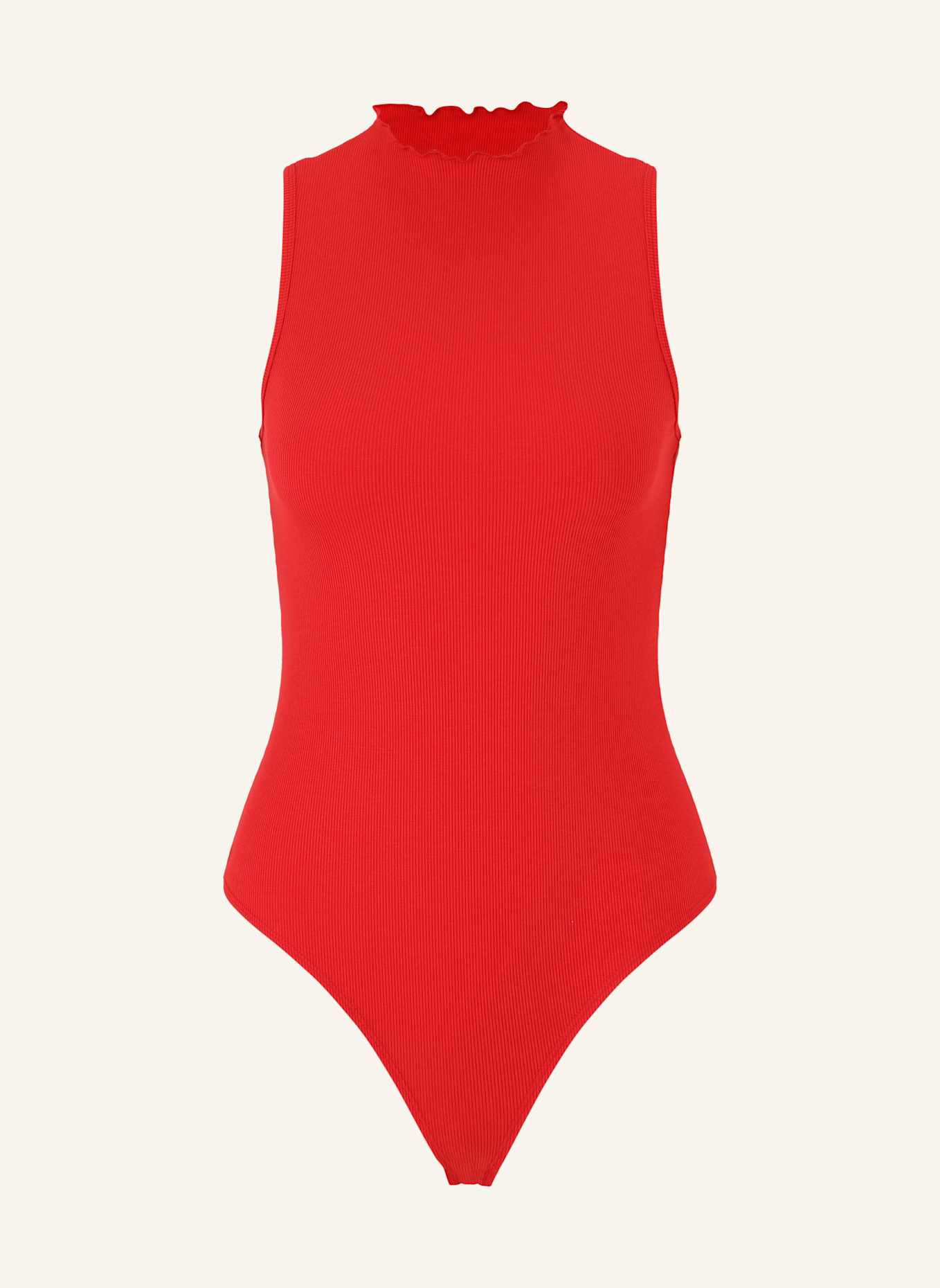 Les Lunes Ärmelloser Body JUUNO BODYSUIT RIB LETTUCE HEM: ROT
