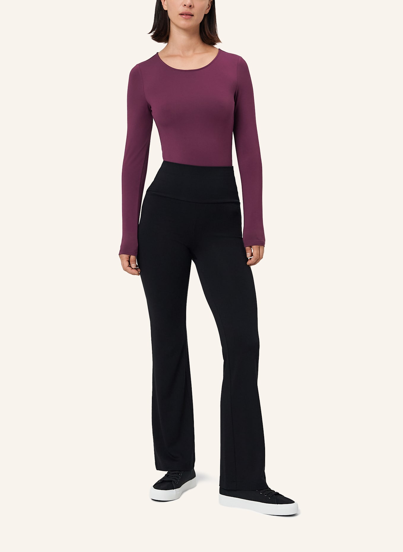 Les Lunes Langarmbody ALENA WARM LONGSLEEVE THERMO BODYSUIT: DUNKELROT