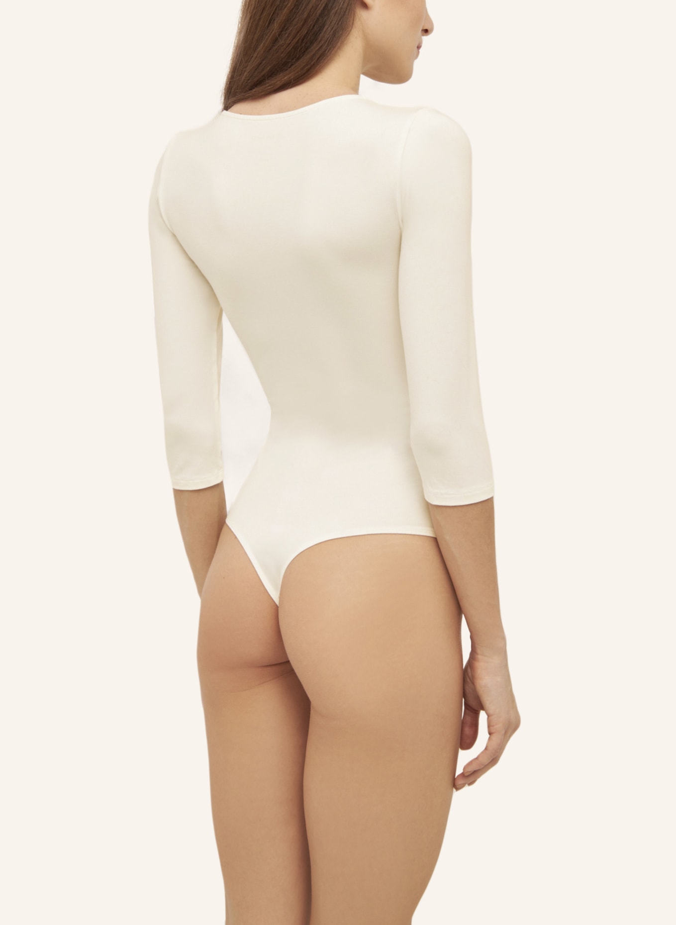 Les Lunes Body mit 3/4-Arm ALENA BODY 3/4 SLEEVE: WEISS