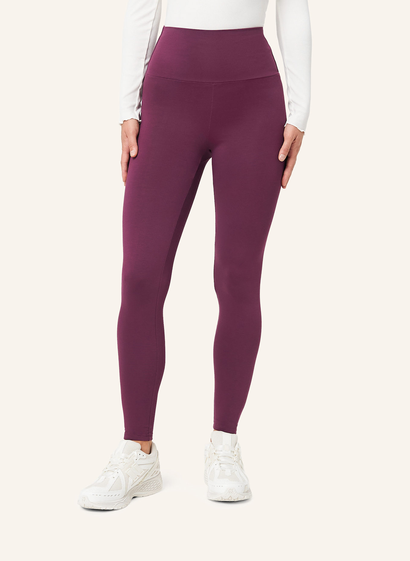 Les Lunes Leggings LUNA WARM LEGGINGS THERMO: DUNKELROT