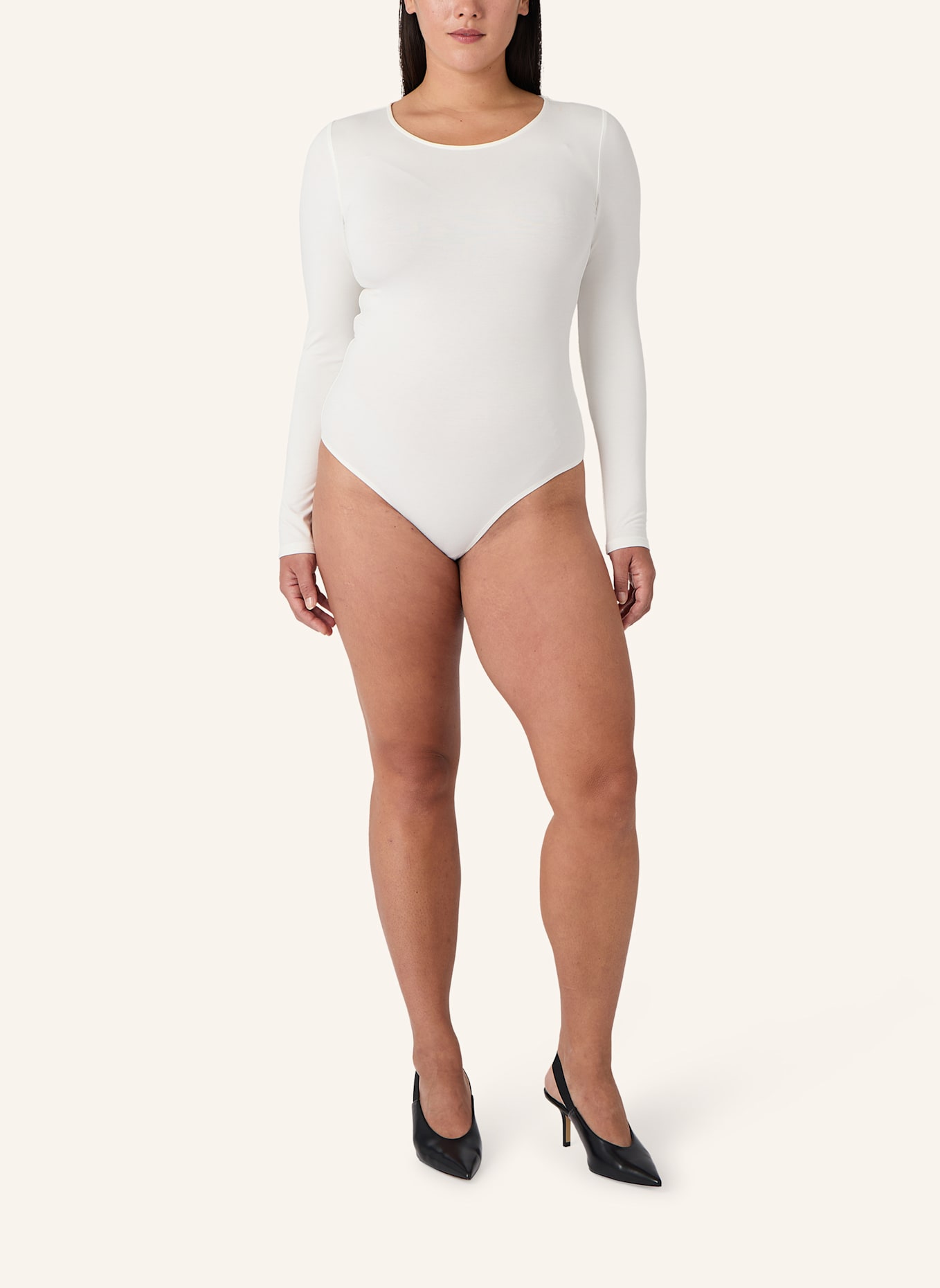 Les Lunes Langarmbody ALENA BODY: WEISS