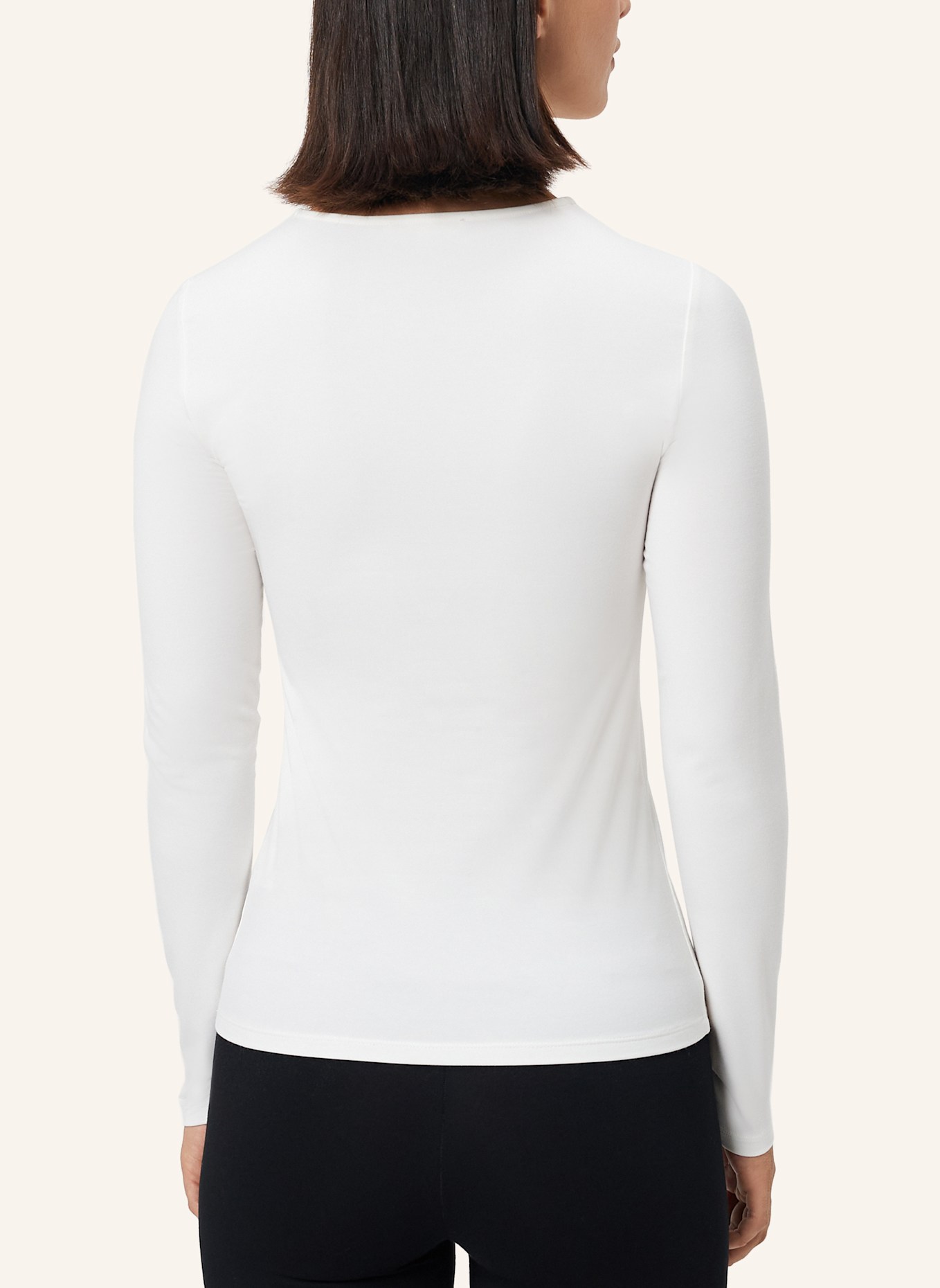Les Lunes Langarmshirt SAAGE WARM THERMO LONGSLEEVE: WEISS