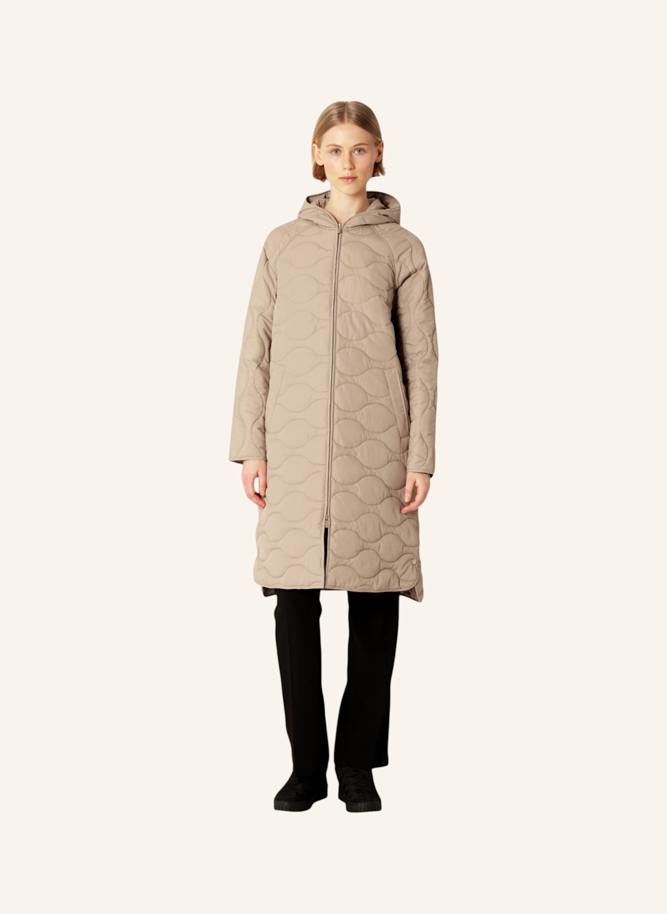 ILSE JACOBSEN Steppmantel QUILTED08: BEIGE