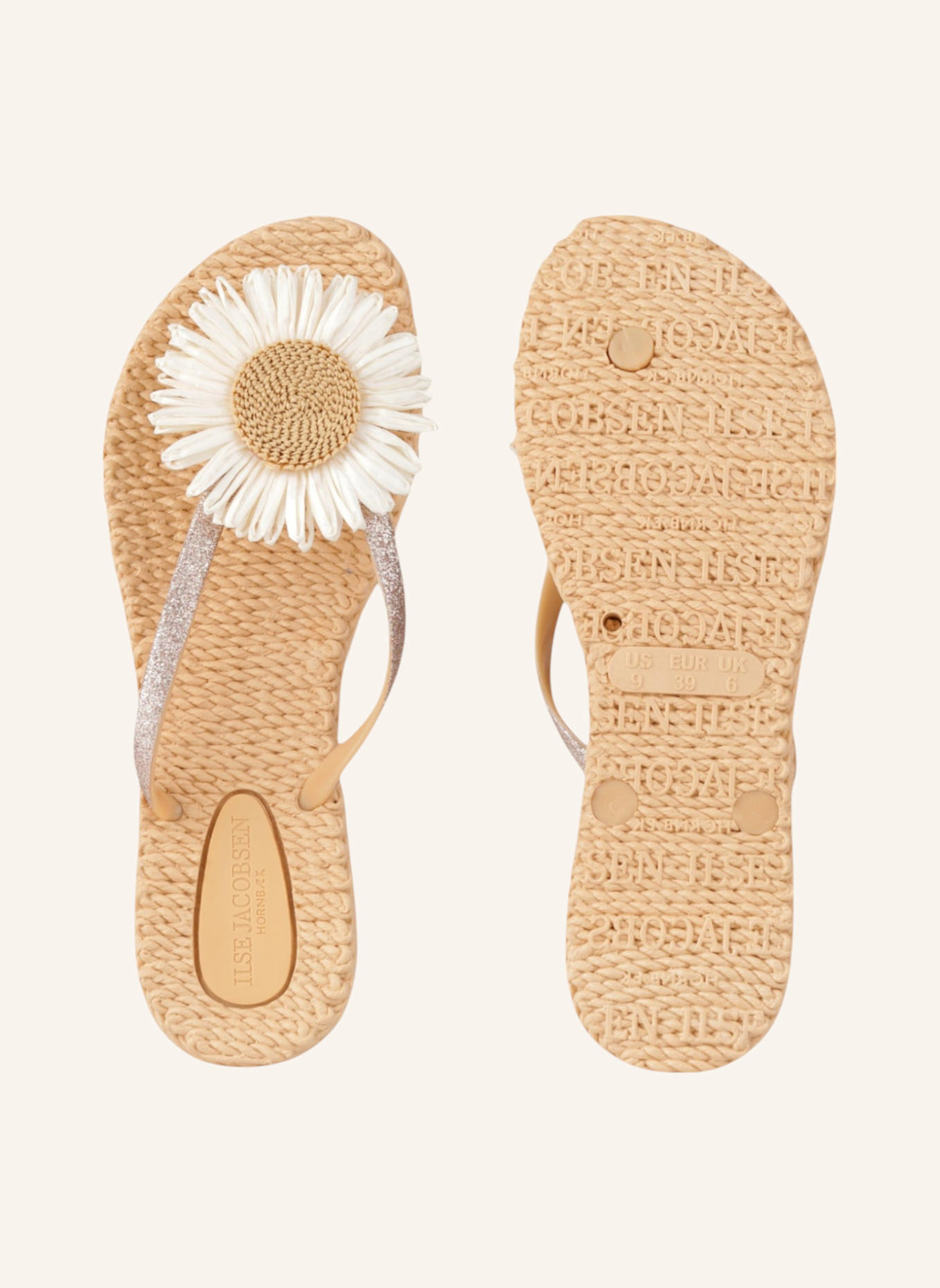 ILSE JACOBSEN Zehentrenner: BEIGE