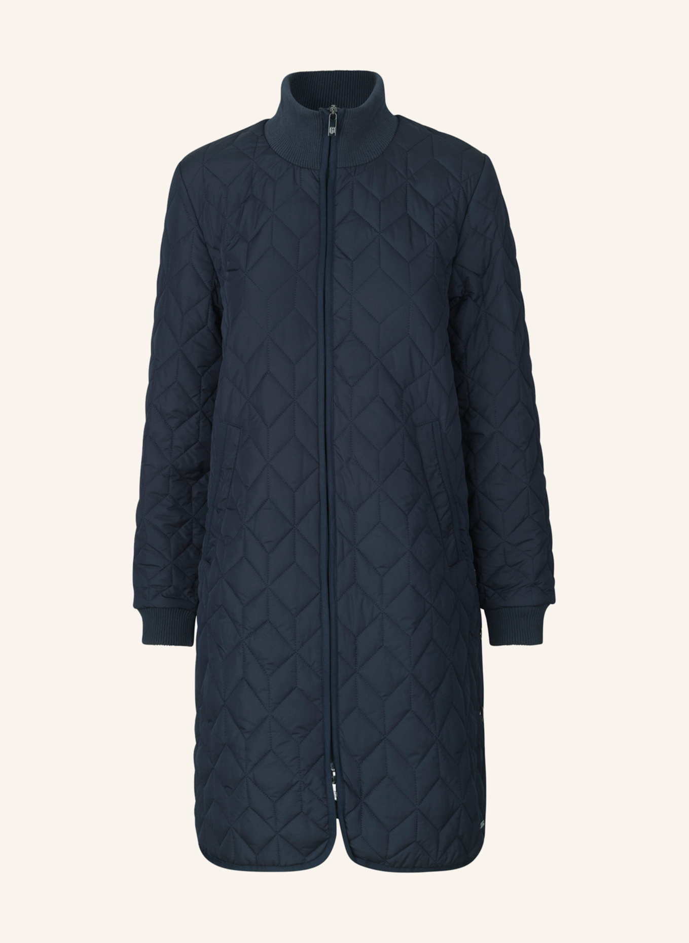 ILSE JACOBSEN Steppmantel: DUNKELBLAU