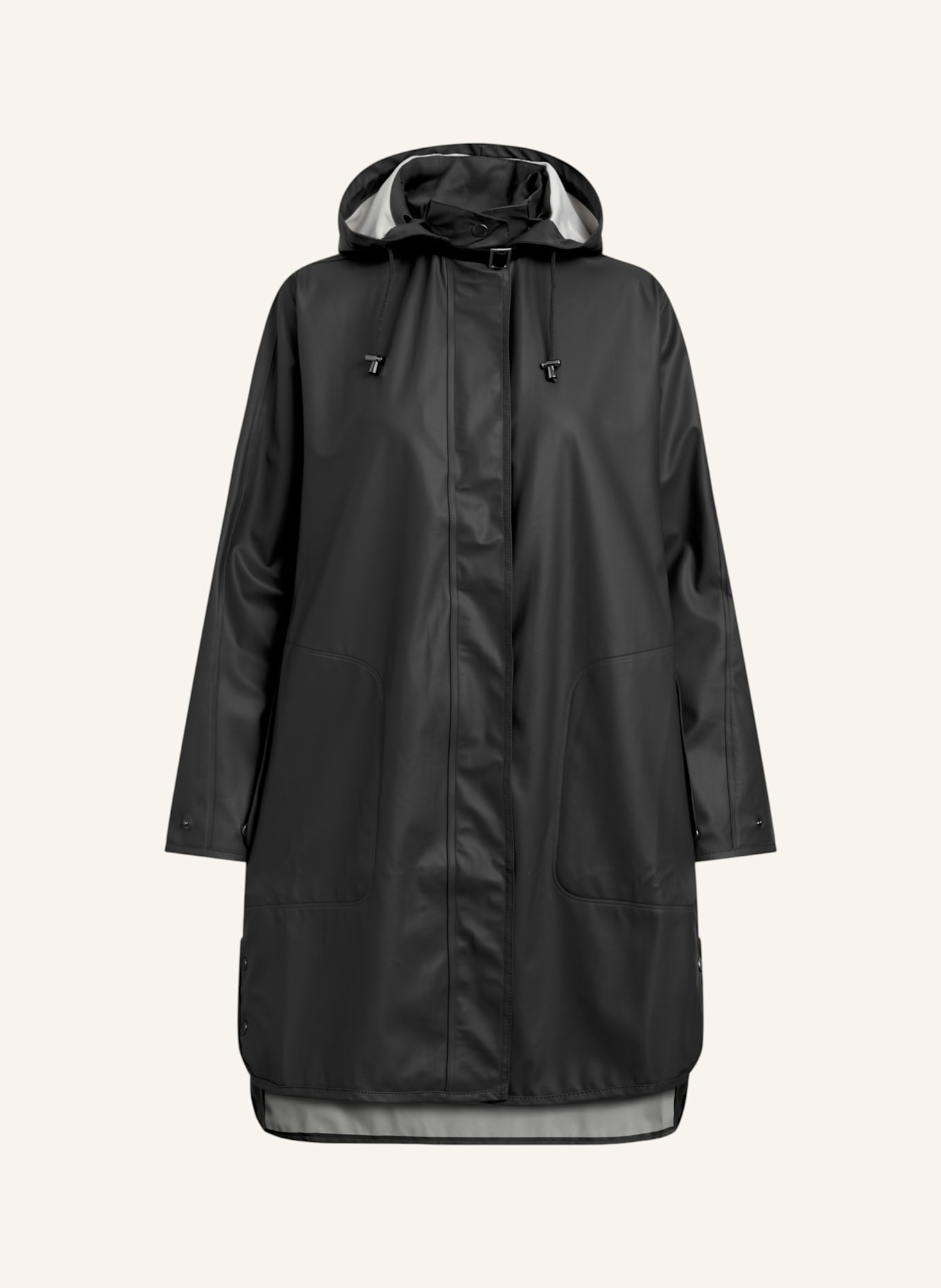 ILSE JACOBSEN Regenmantel RAIN71: SCHWARZ