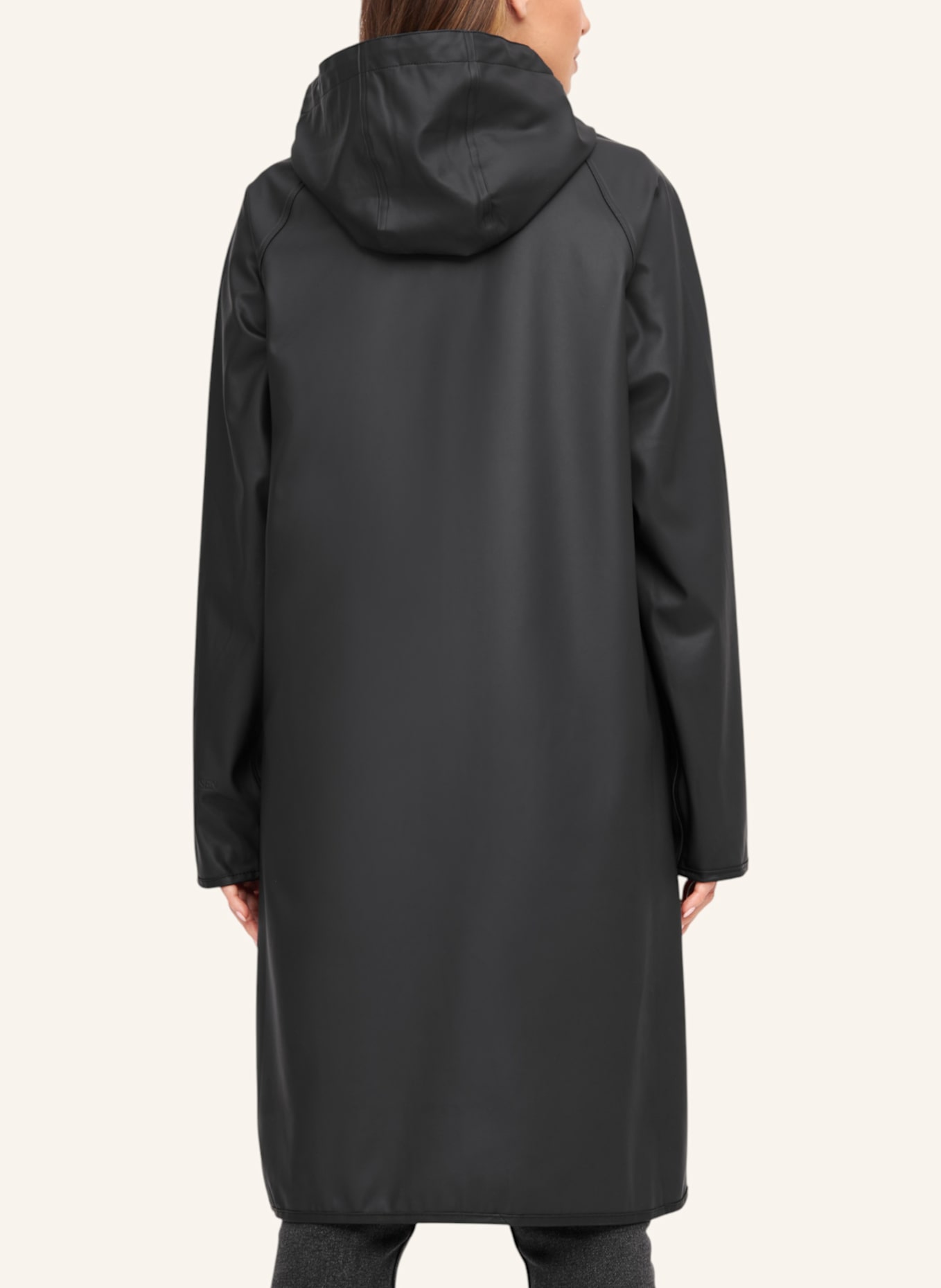 ILSE JACOBSEN Regenmantel RAIN71: SCHWARZ