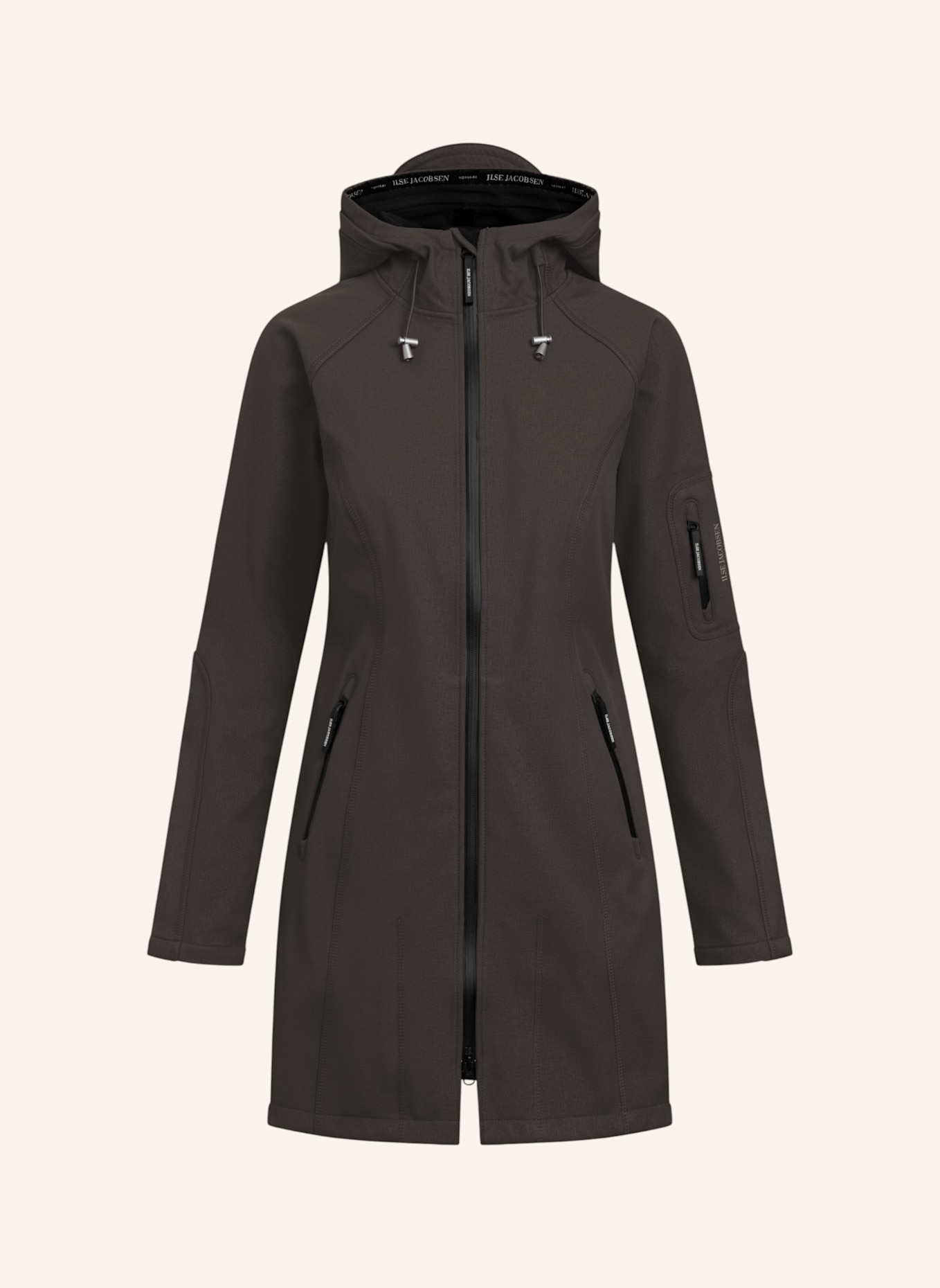 ILSE JACOBSEN Softshell-Mantel: SCHWARZ