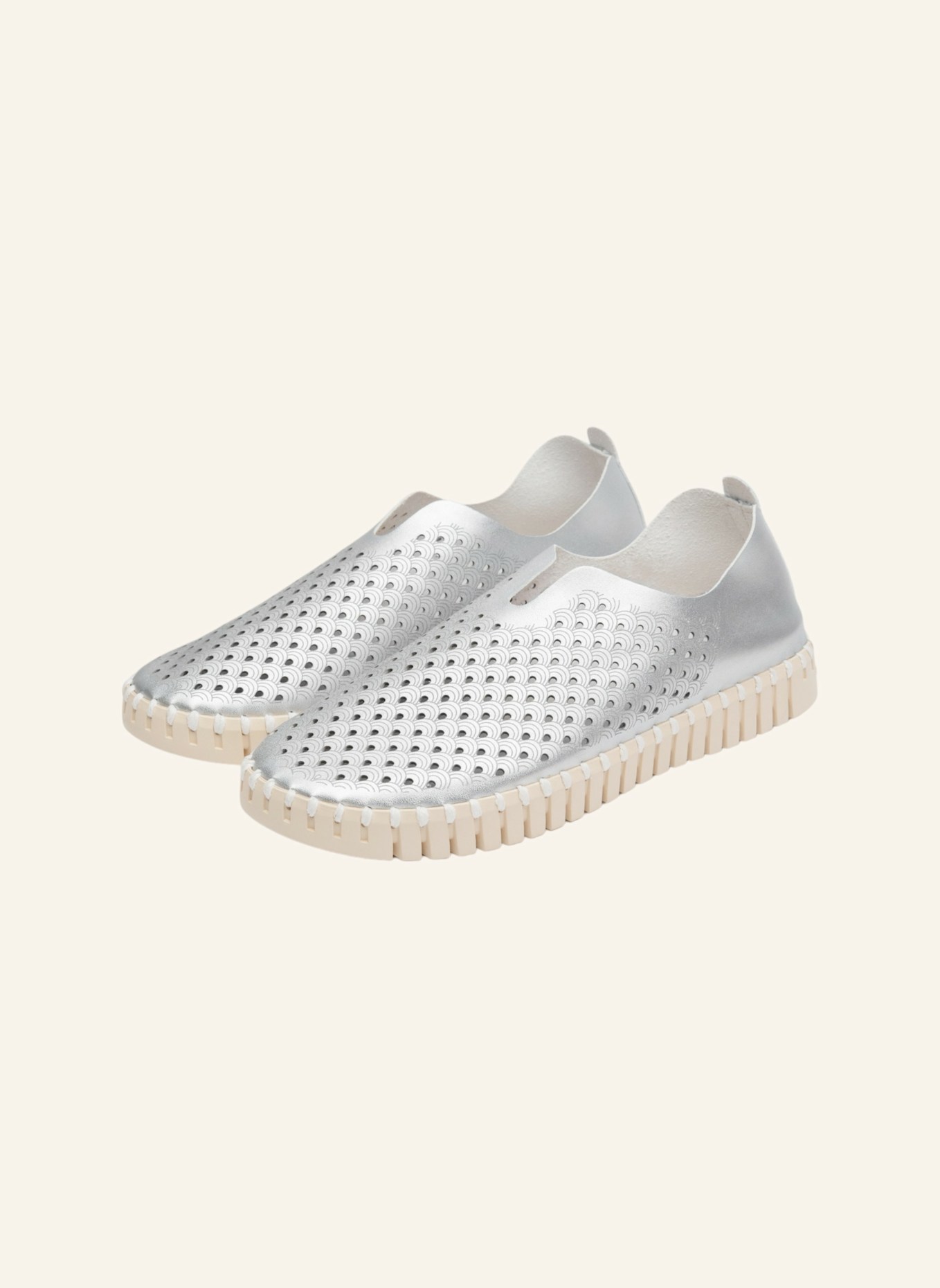 ILSE JACOBSEN Slipper TULIP3576: SILBER