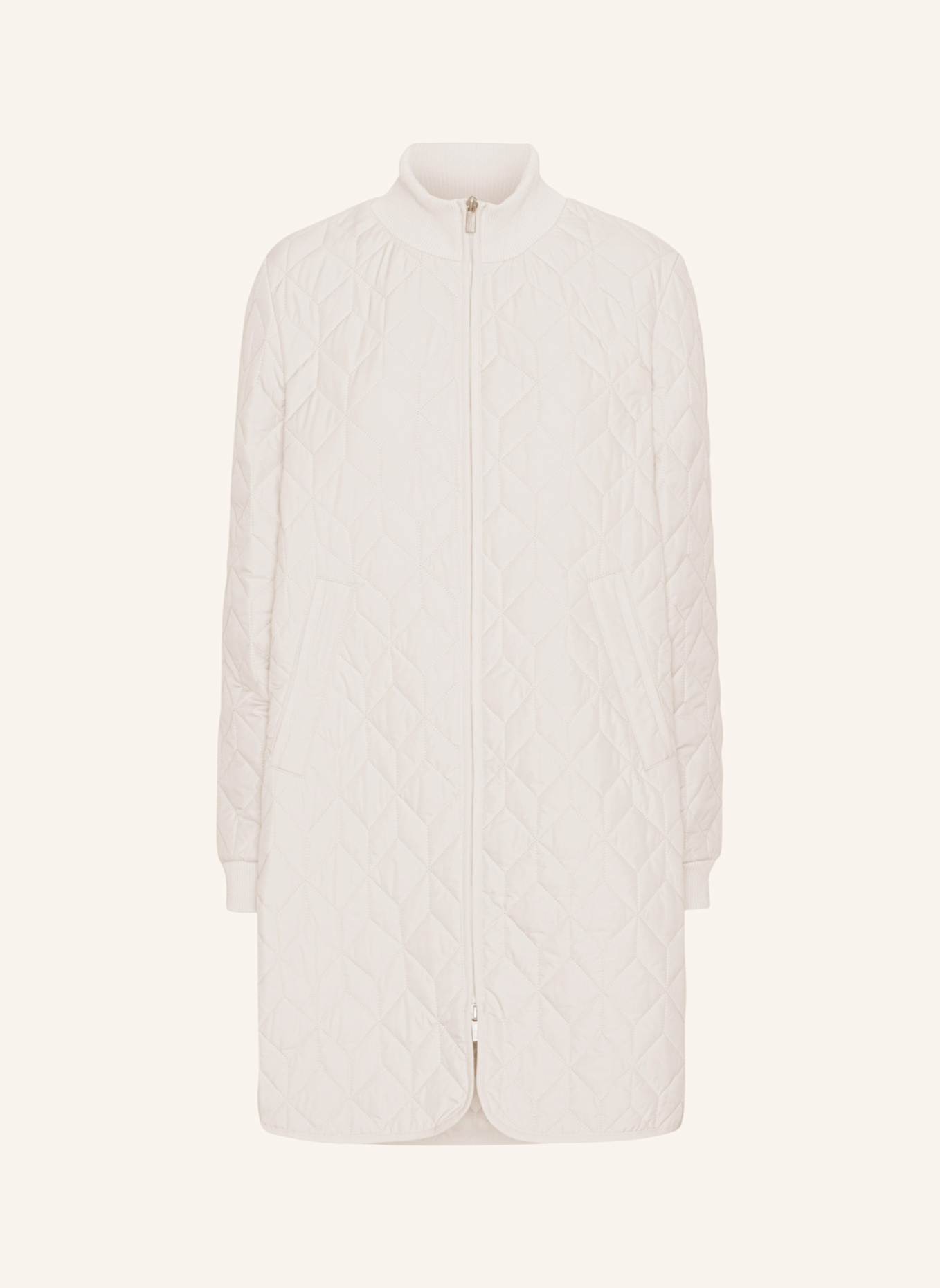 ILSE JACOBSEN Steppmantel: WEISS