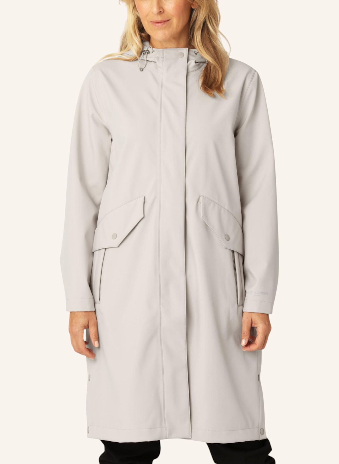 ILSE JACOBSEN Regenjacke DAYBREAK03B: HELLGRAU