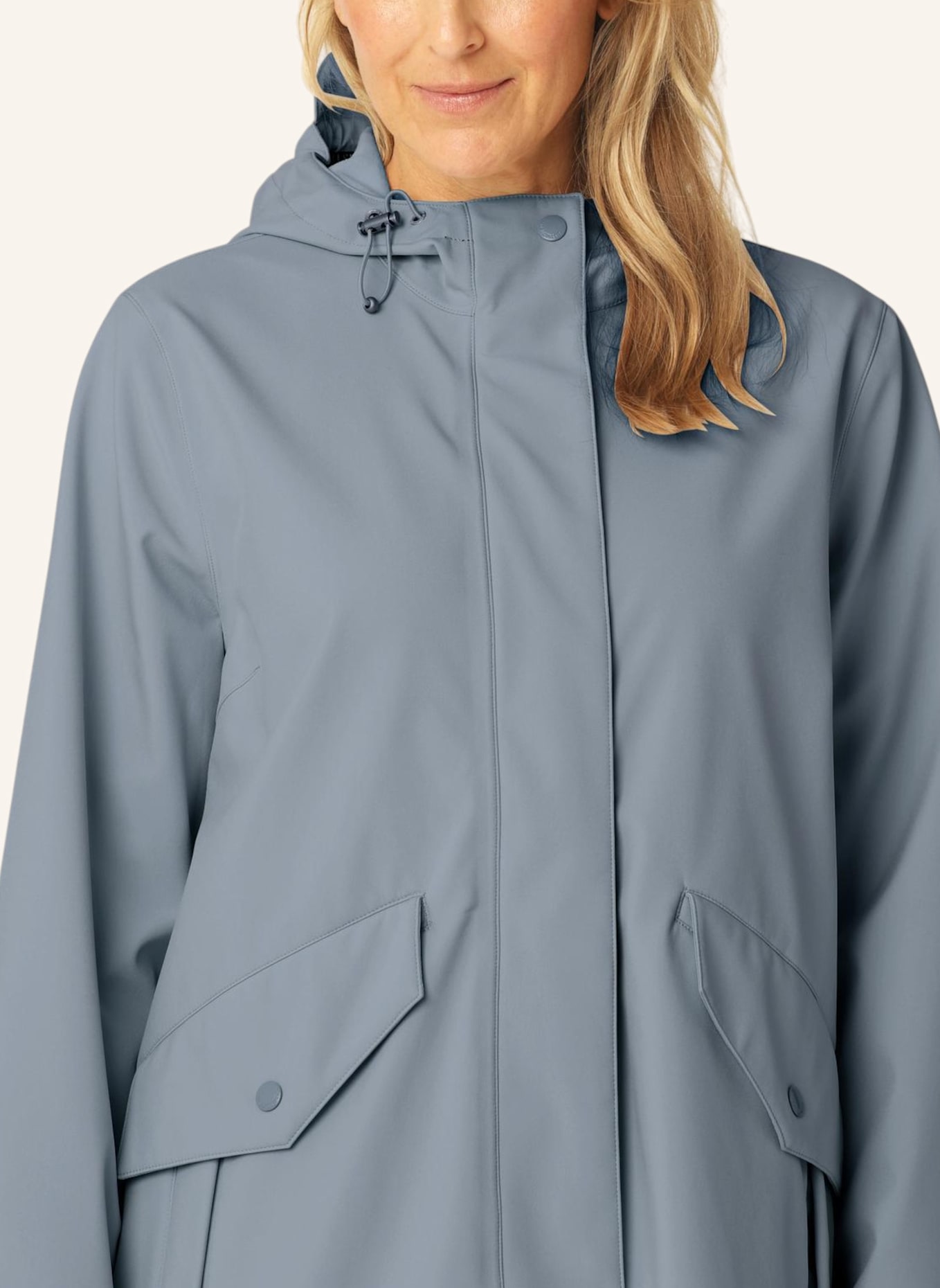 ILSE JACOBSEN Regenjacke DAYBREAK03B: BLAUGRAU