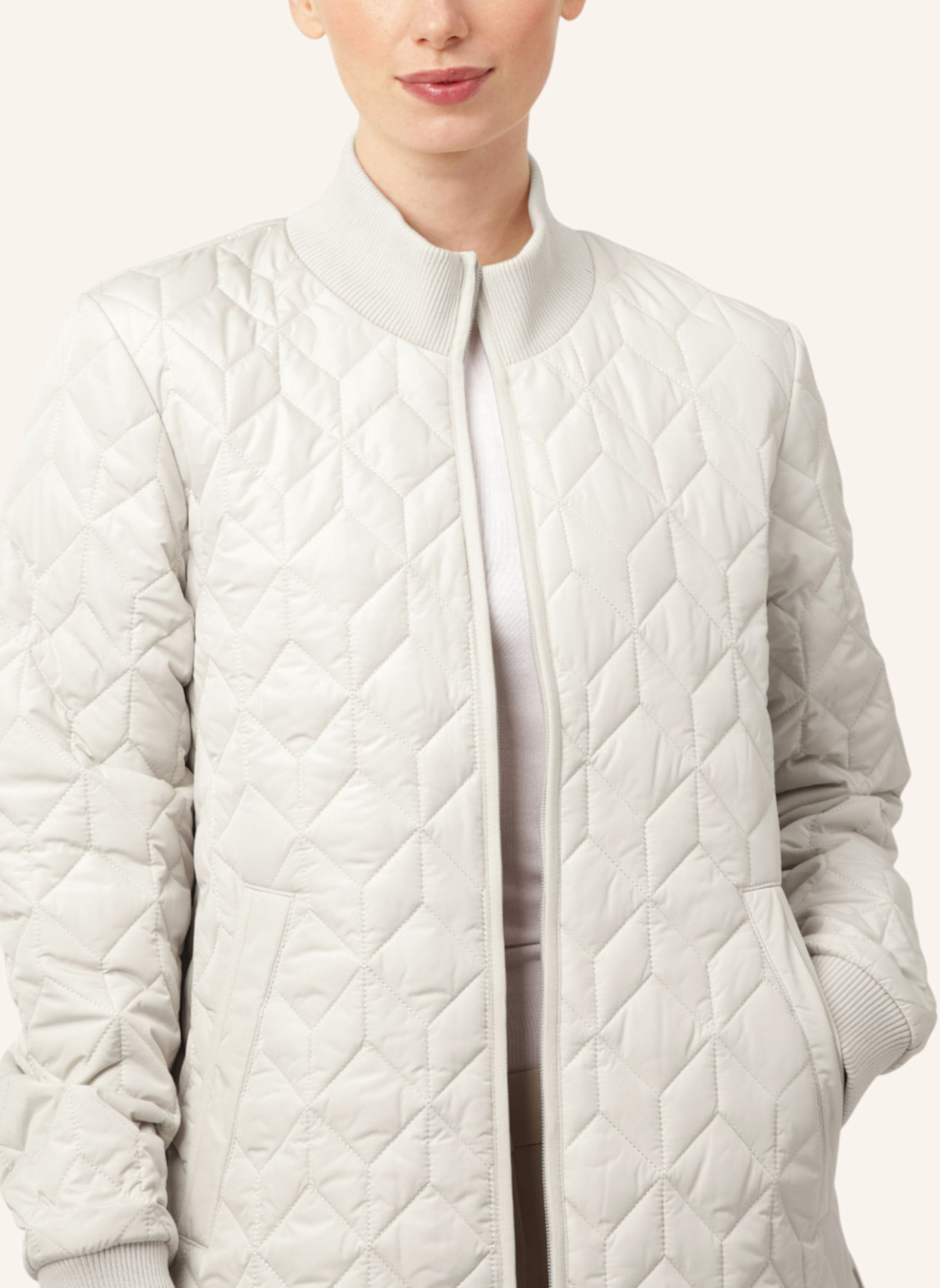 ILSE JACOBSEN Steppmantel: WEISS