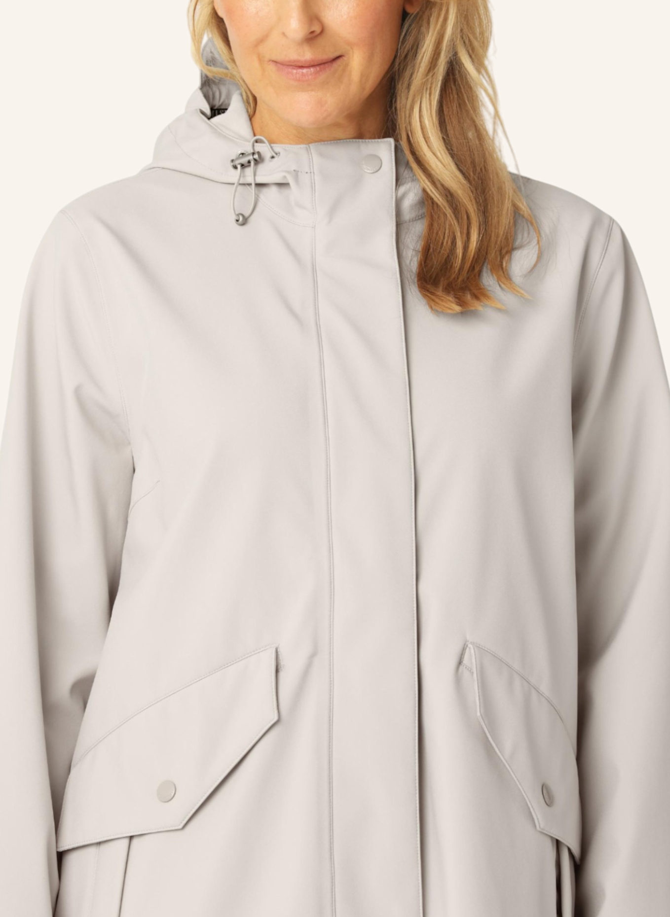 ILSE JACOBSEN Regenjacke DAYBREAK03B: HELLGRAU