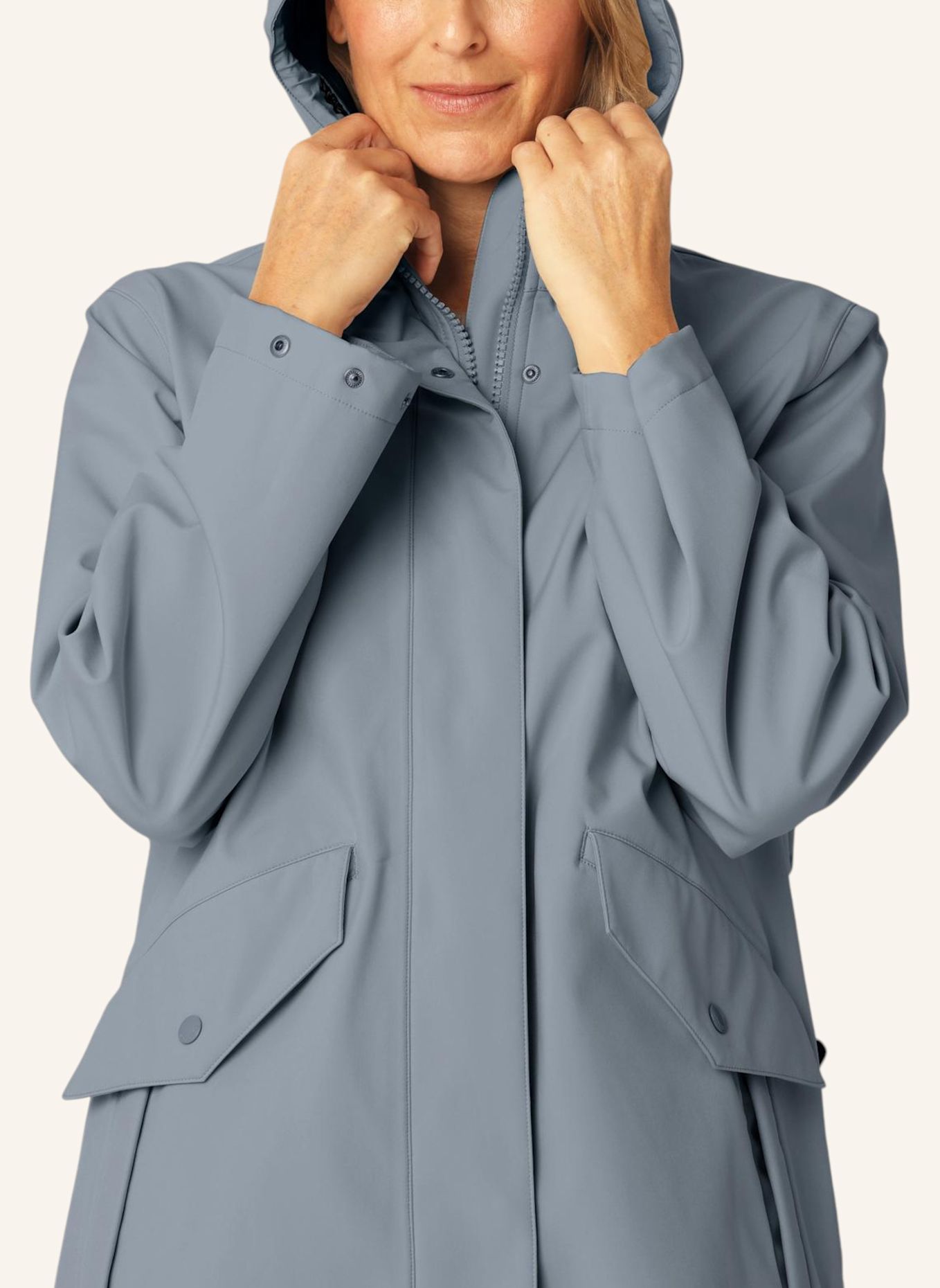 ILSE JACOBSEN Regenjacke DAYBREAK03B: BLAUGRAU