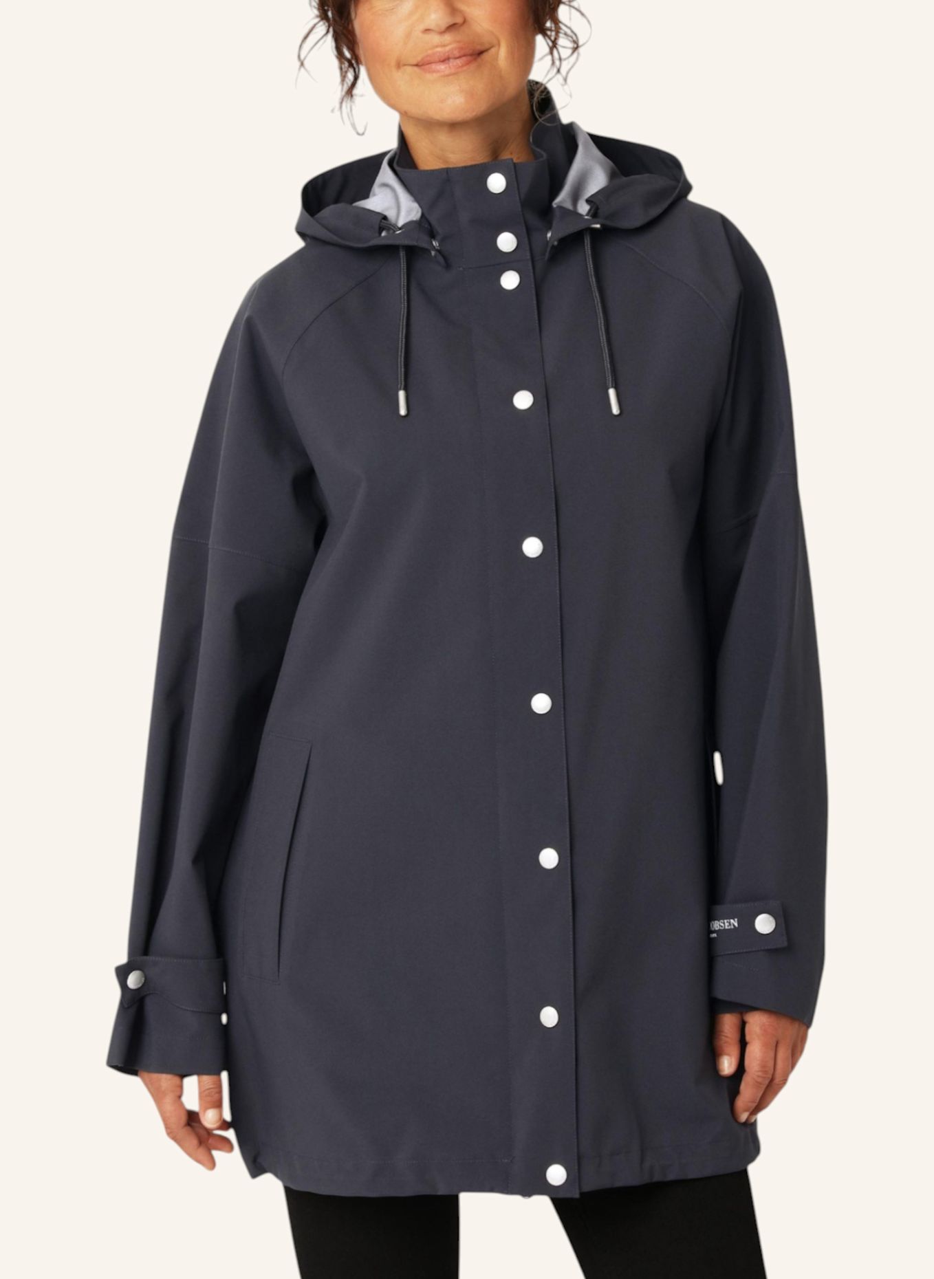ILSE JACOBSEN Regenjacke GENTLERAIN02: DUNKELBLAU