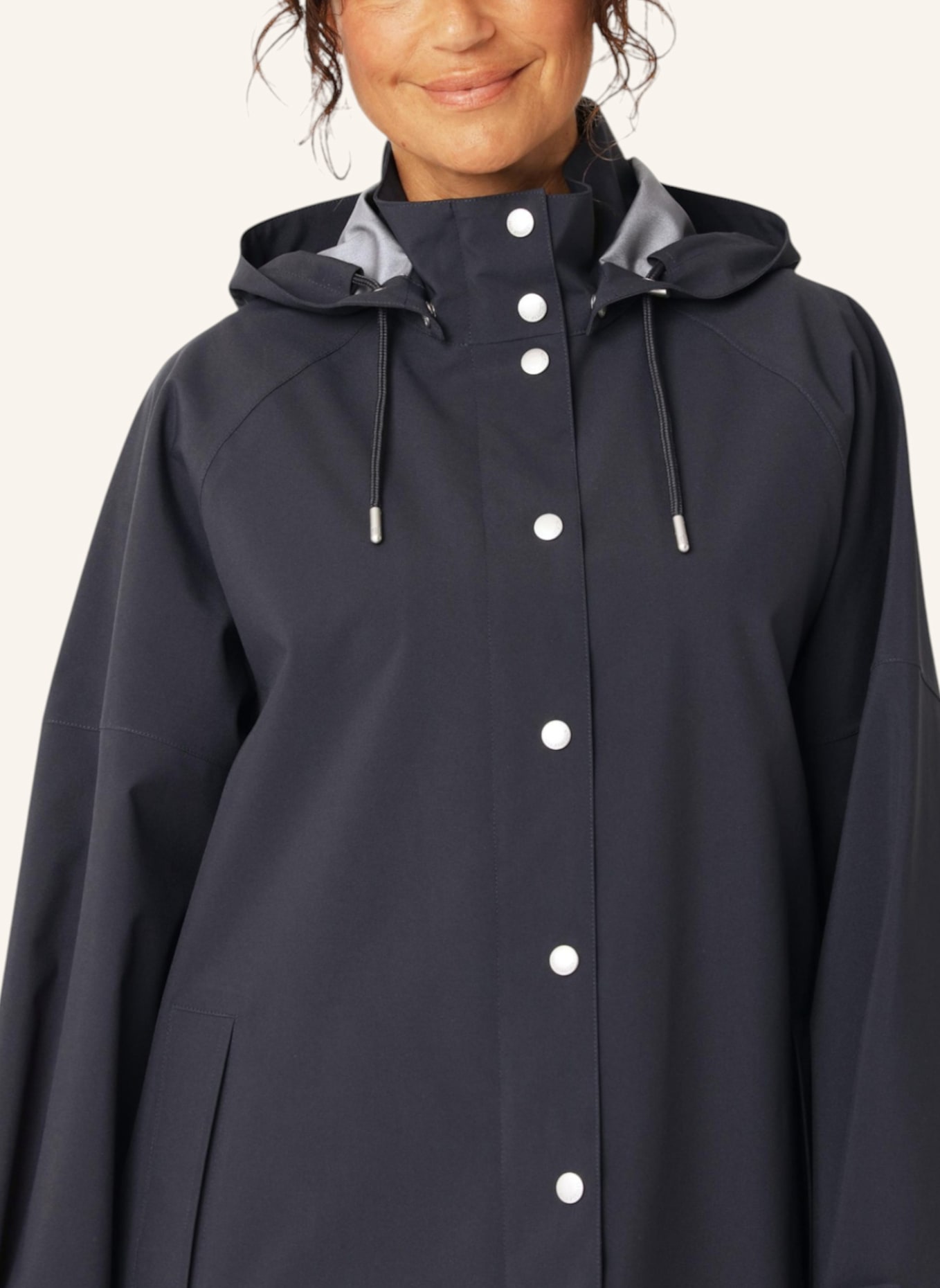 ILSE JACOBSEN Regenjacke GENTLERAIN02: DUNKELBLAU