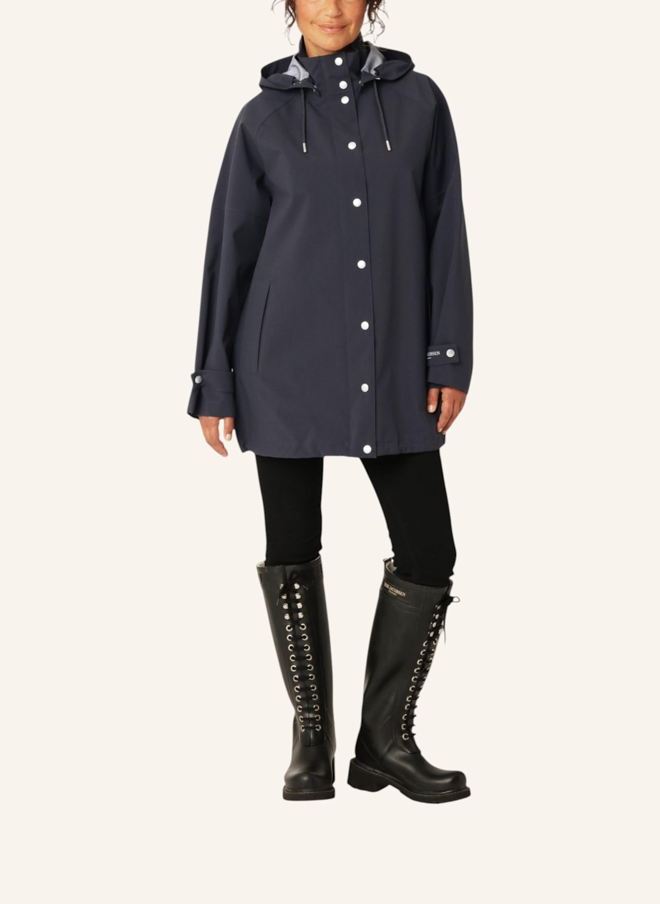 ILSE JACOBSEN Regenjacke GENTLERAIN02: DUNKELBLAU