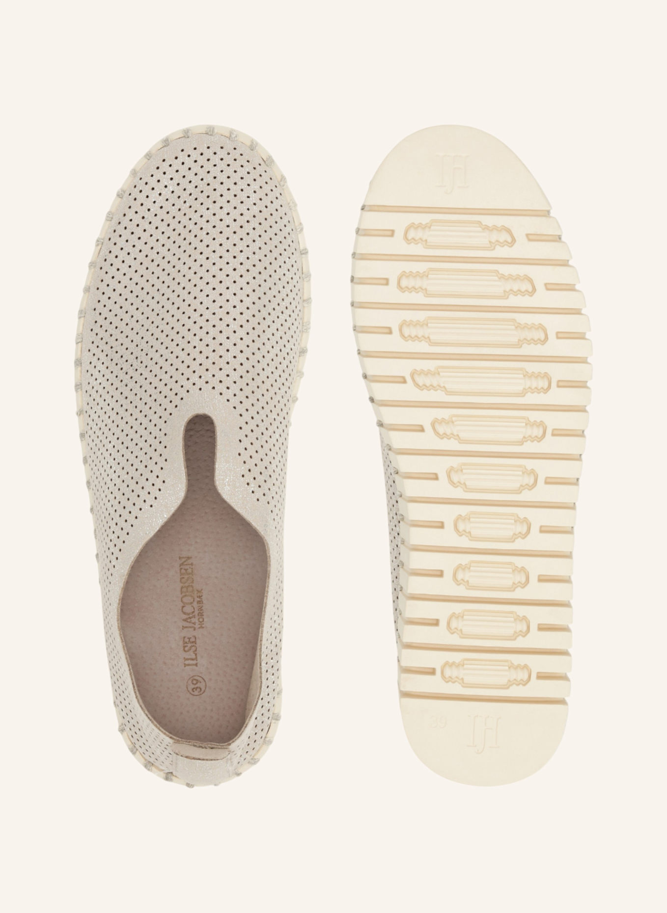 ILSE JACOBSEN Slipper TULIP3577: GRAU