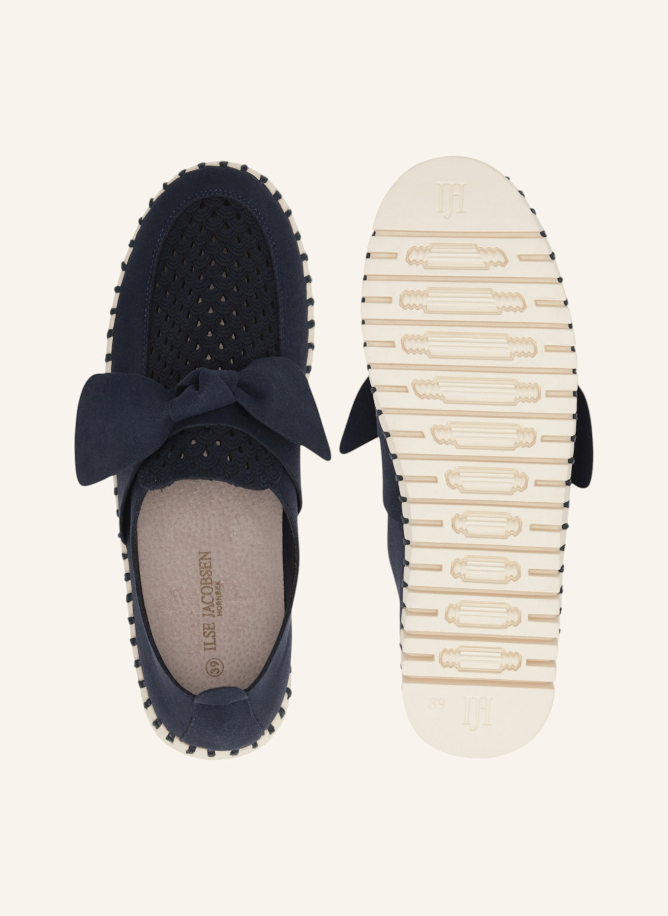 ILSE JACOBSEN Slipper TULIP4086: DUNKELBLAU