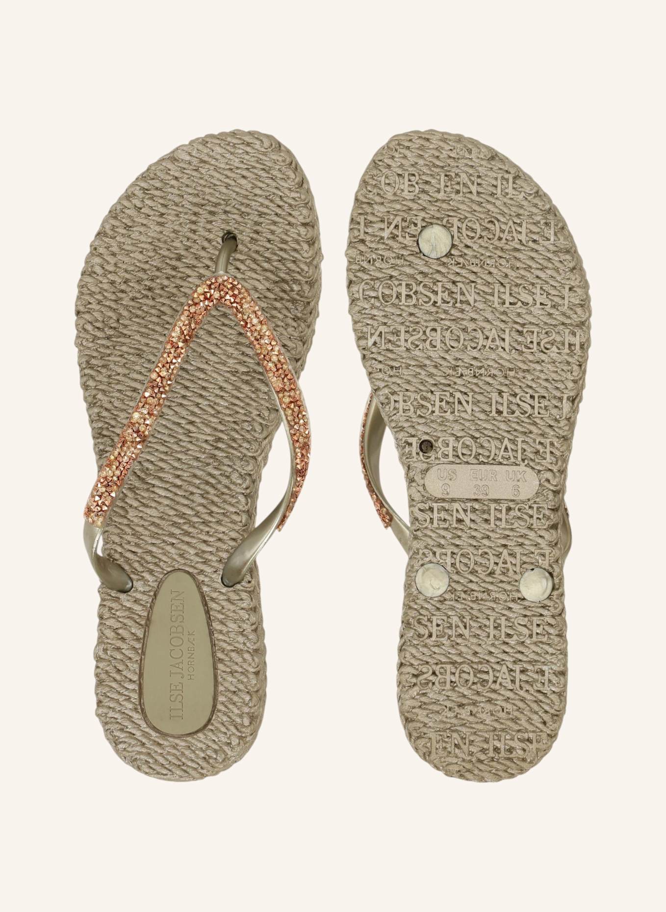 ILSE JACOBSEN Zehentrenner CHEERFUL03C: PLATIN