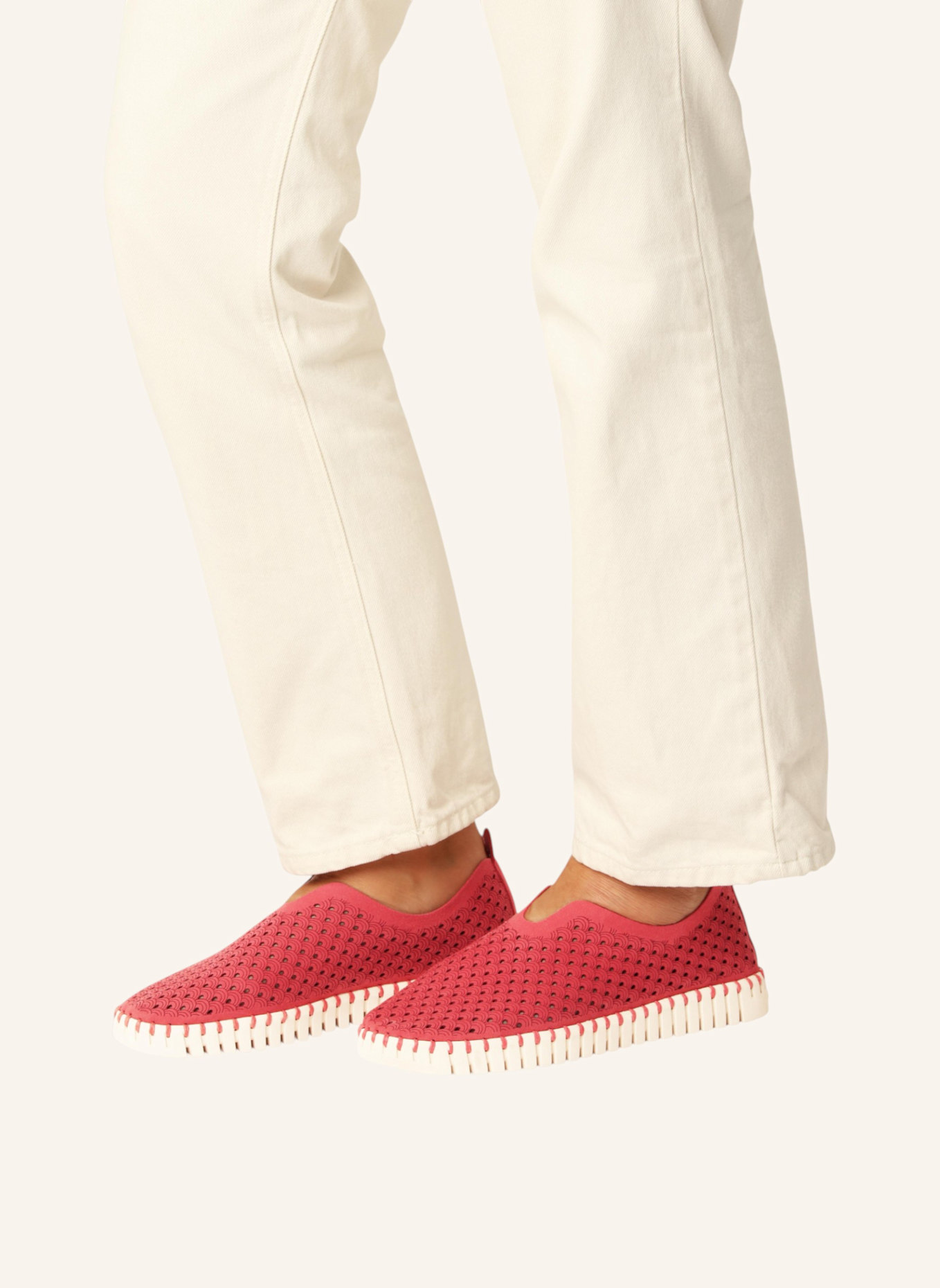 ILSE JACOBSEN Sneaker Low TULIP3275: ROT