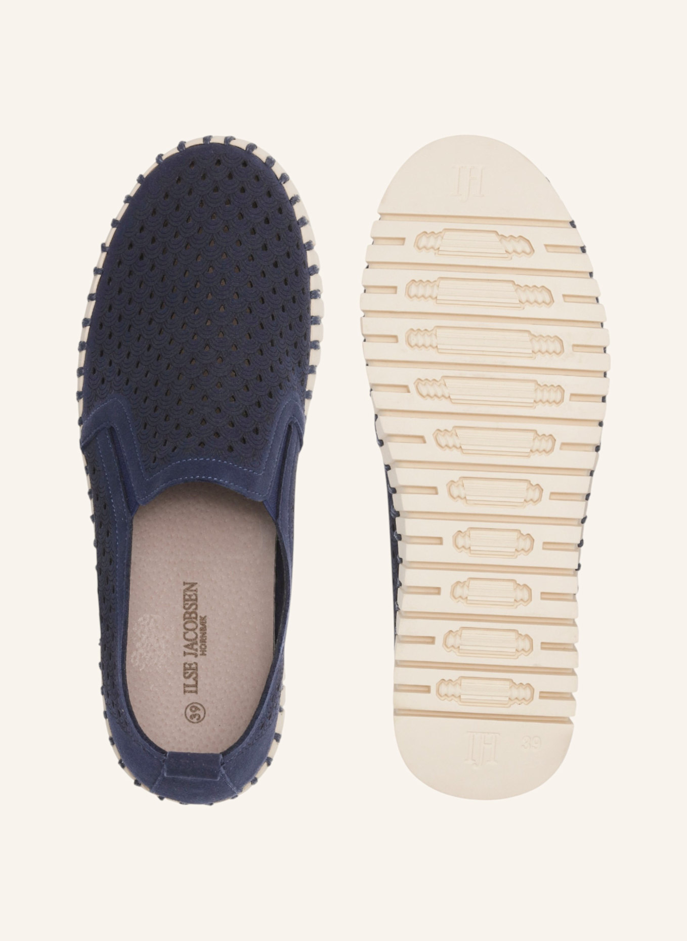 ILSE JACOBSEN Slipper TULIP4078: DUNKELBLAU