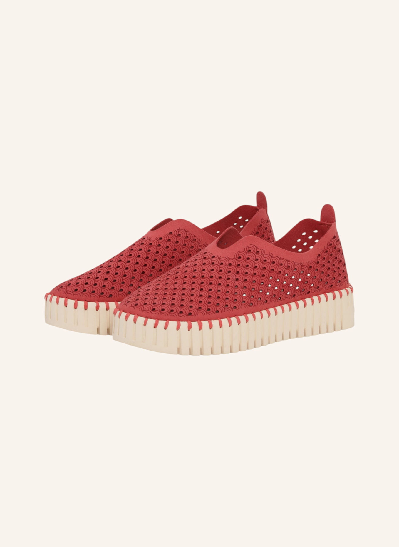 ILSE JACOBSEN Sneaker TULIP3373: ROT