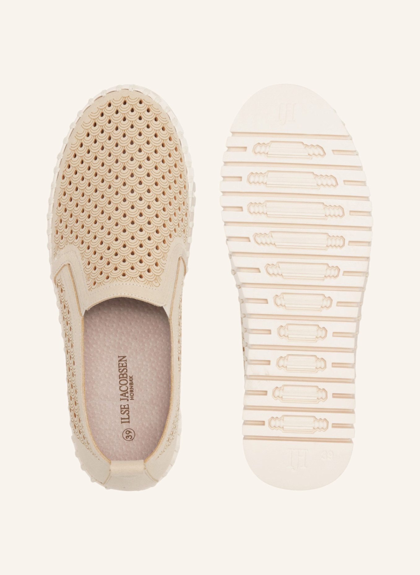 ILSE JACOBSEN Slipper TULIP4078: WEISS