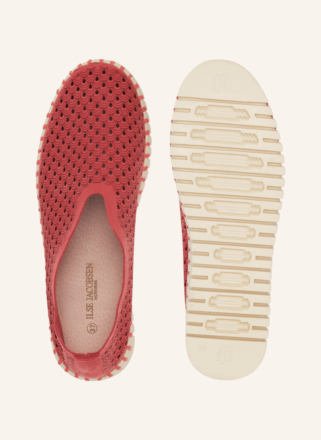 ILSE JACOBSEN Sneaker TULIP3373: ROT