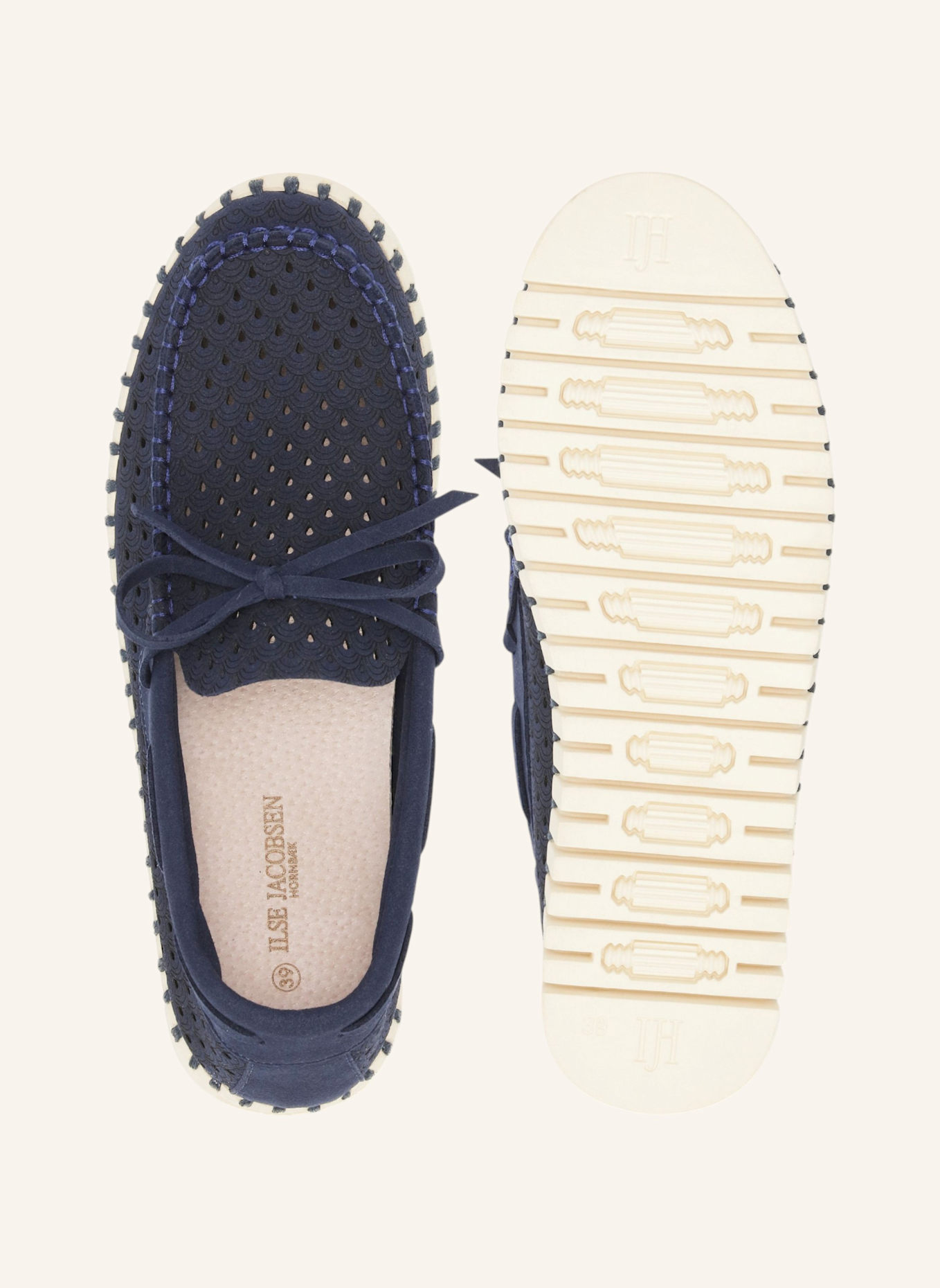 ILSE JACOBSEN Slipper TULIP3074: DUNKELBLAU