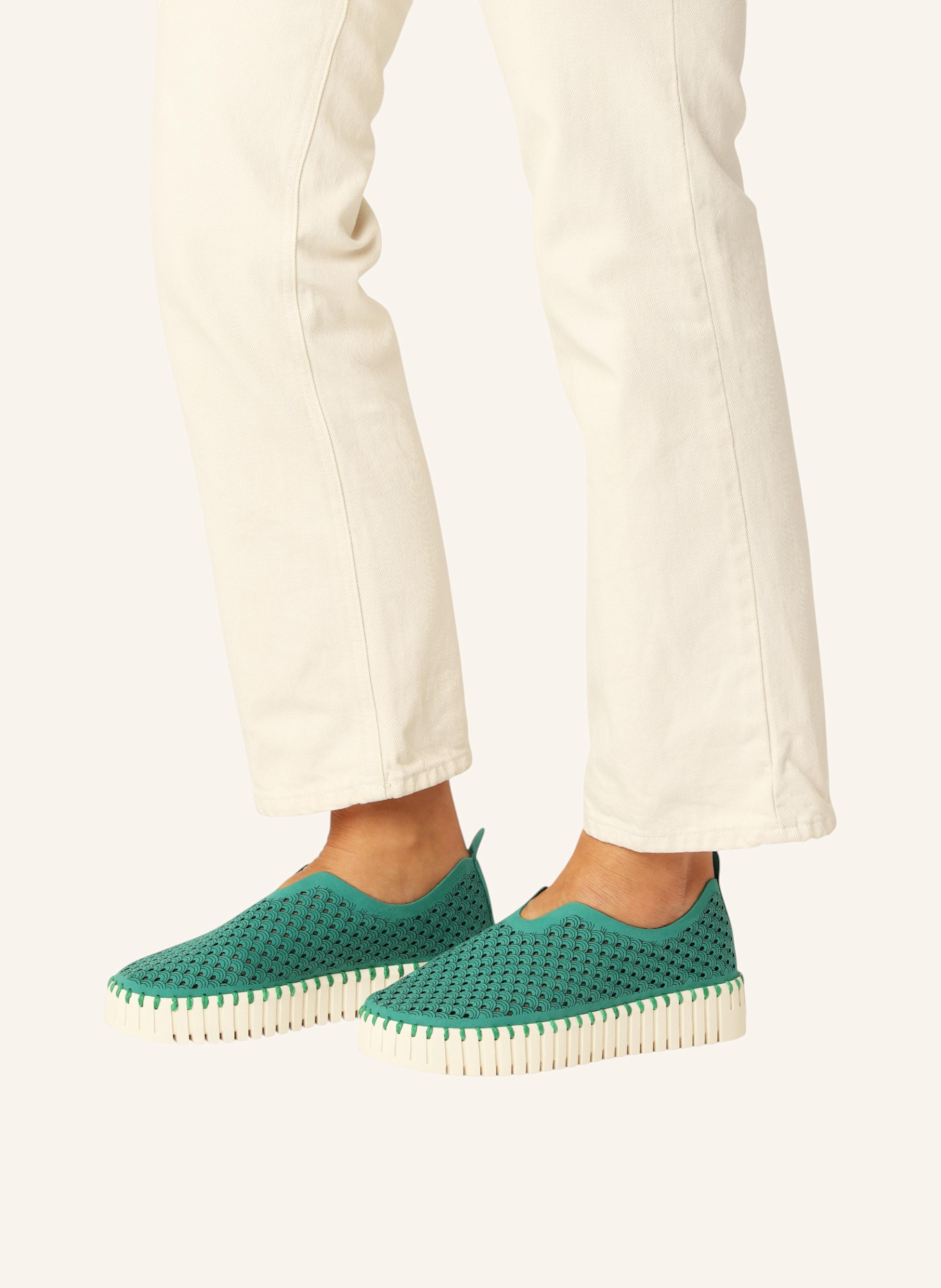 ILSE JACOBSEN Sneaker TULIP3373: TÜRKIS