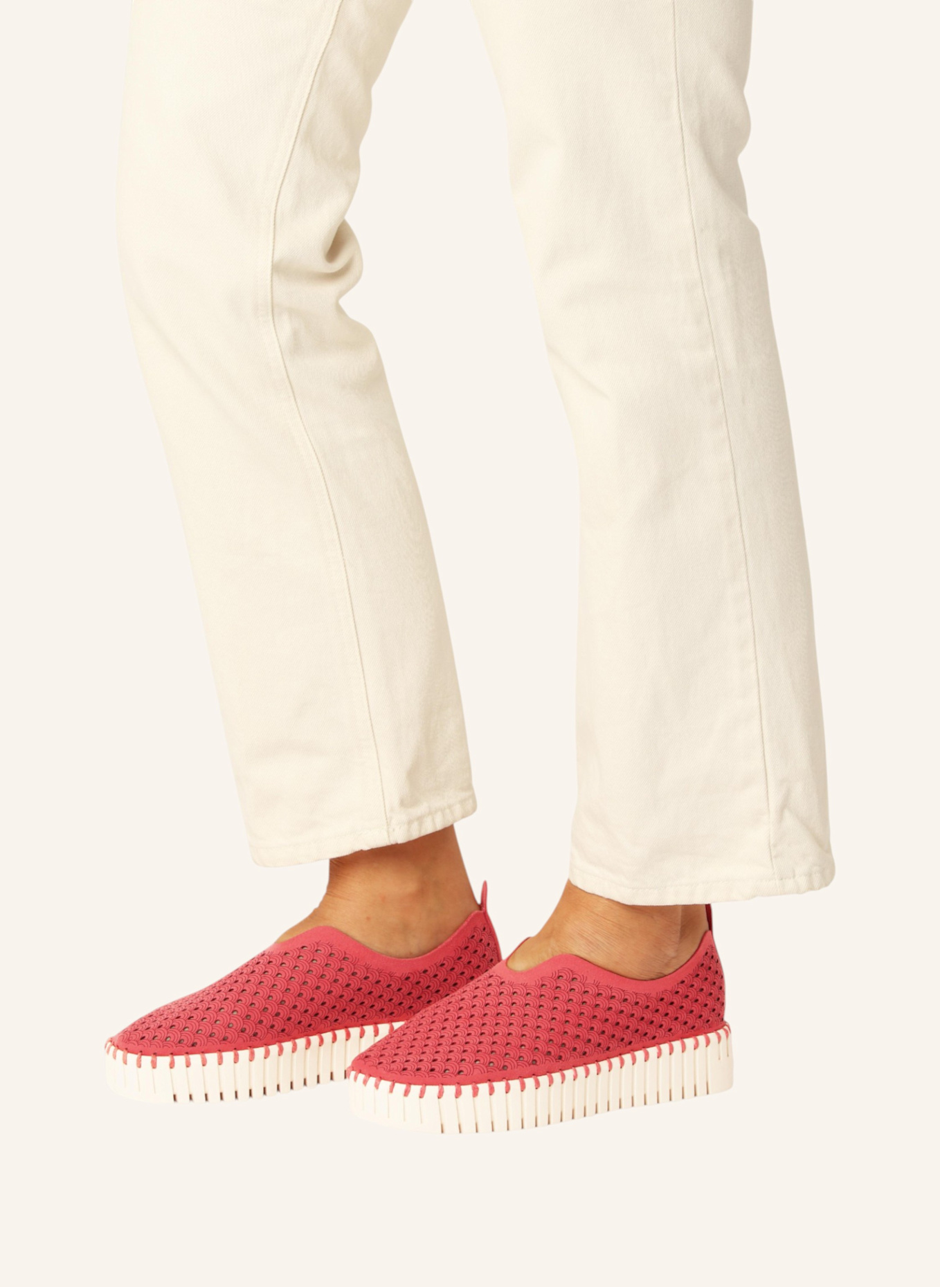 ILSE JACOBSEN Sneaker TULIP3373: ROT