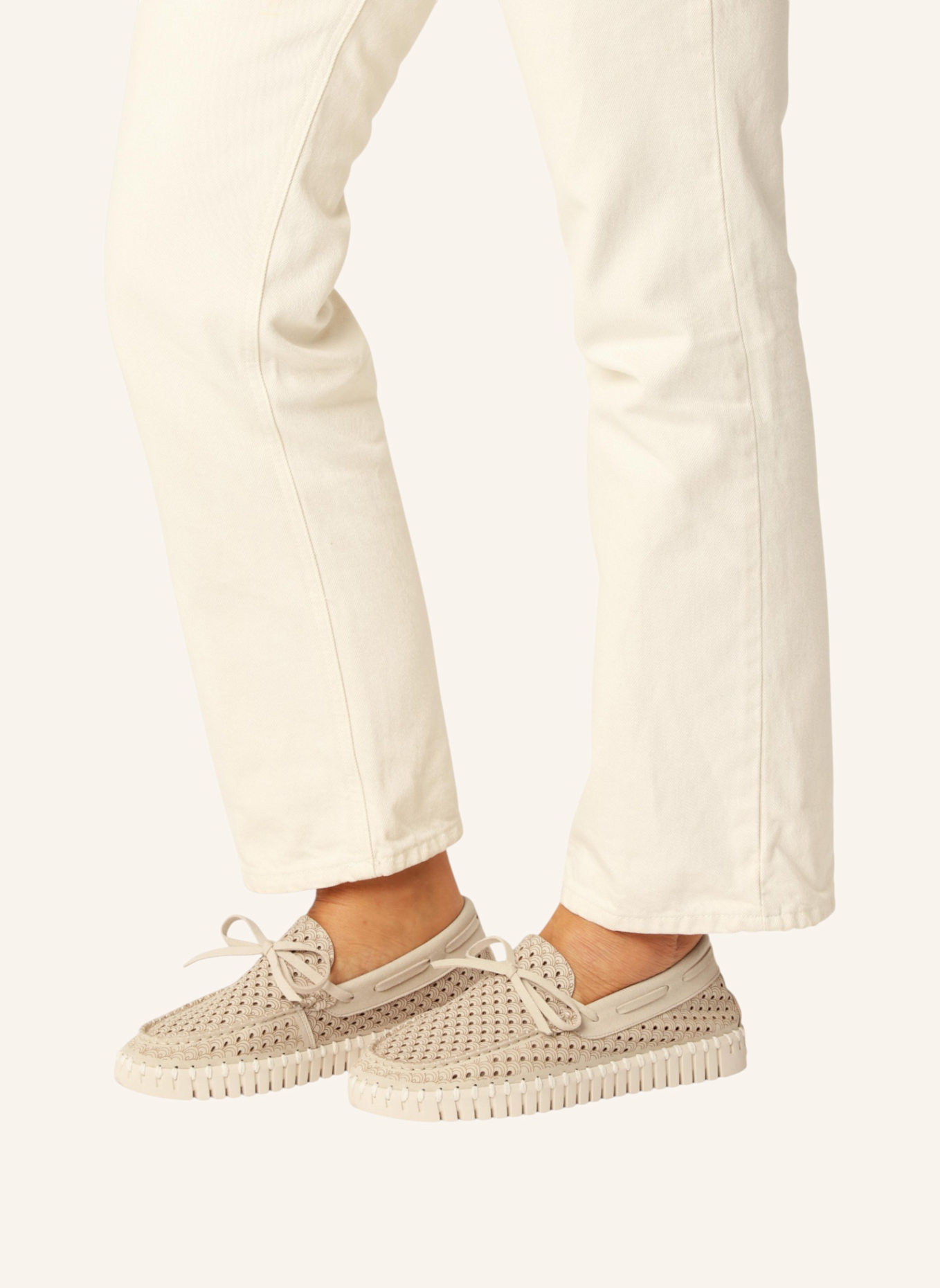 ILSE JACOBSEN Slipper TULIP3074: WEISS