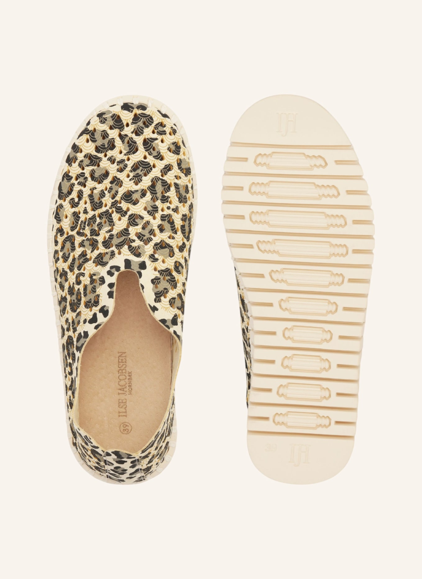 ILSE JACOBSEN Slipper TULIP3275LEO: BEIGE