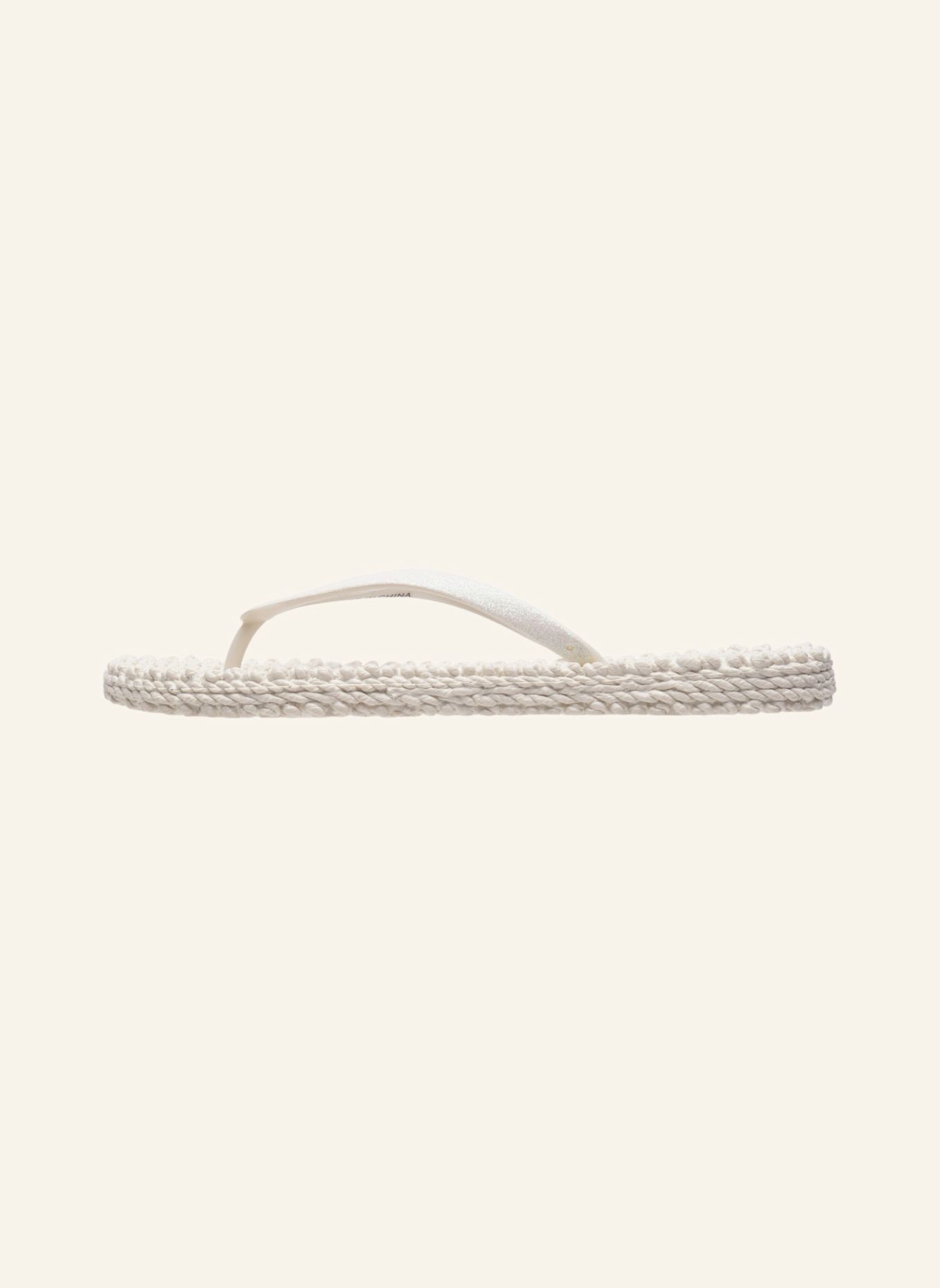 ILSE JACOBSEN Zehentrenner CHEERFUL: BEIGE / WEISS