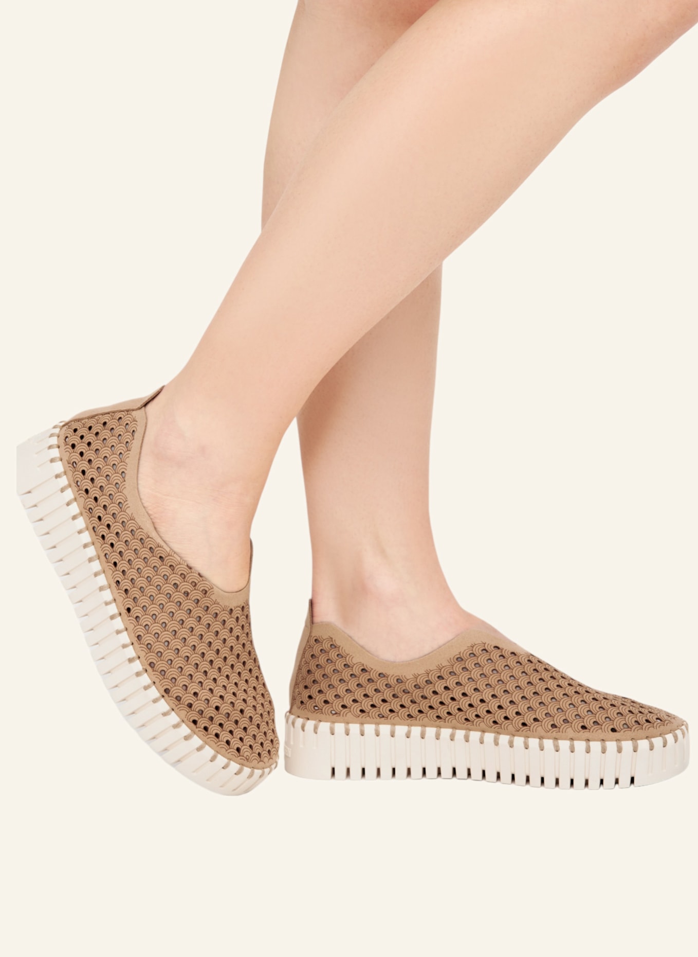 ILSE JACOBSEN Sneaker TULIP3373: HELLBRAUN