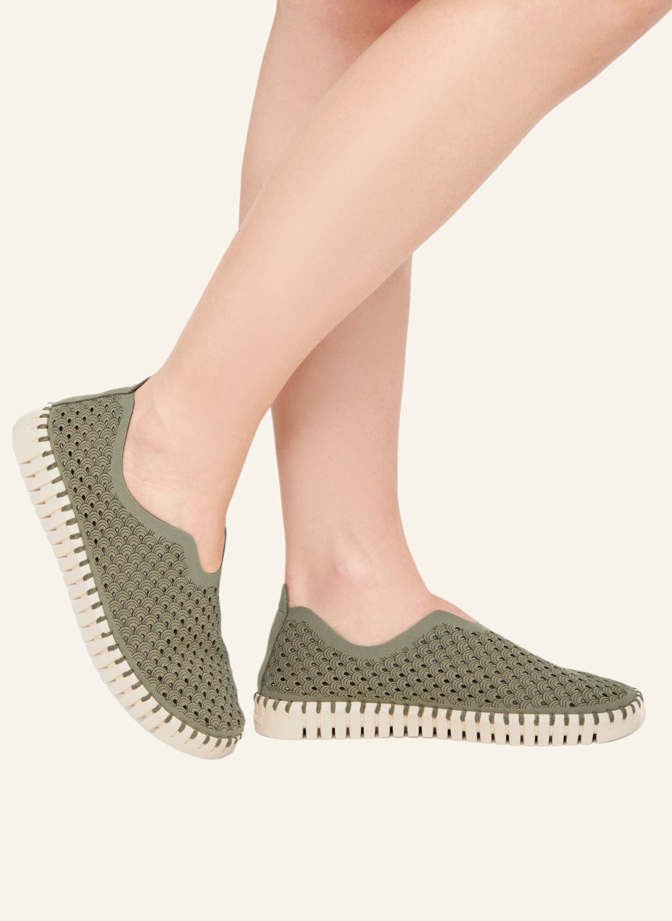 ILSE JACOBSEN Sneaker Low TULIP3275: OLIV