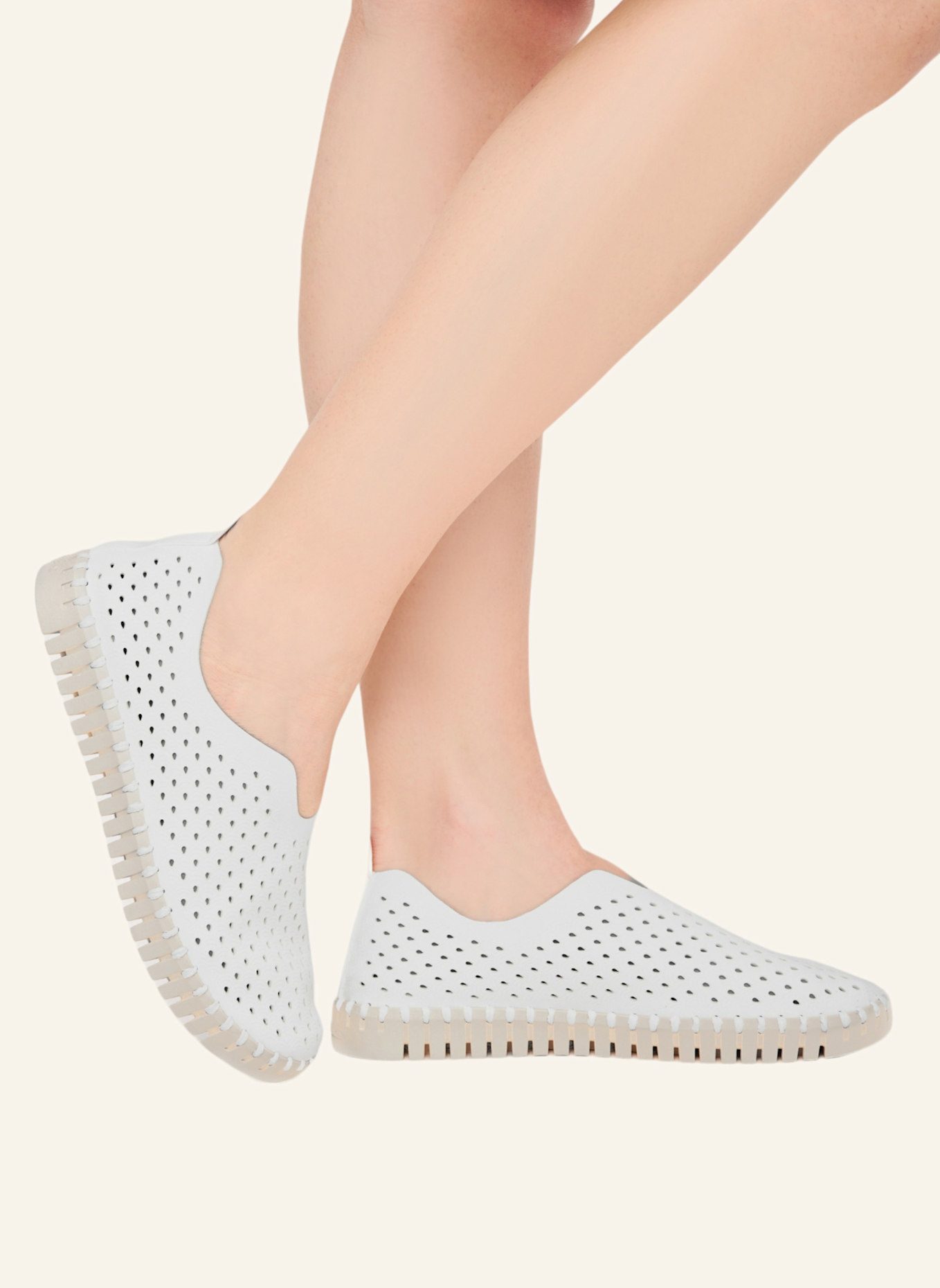 ILSE JACOBSEN Sneaker Low TULIP3275: WEISS