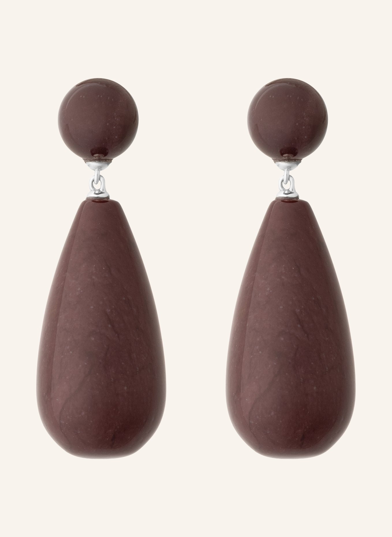 Lié Studio Ohrhänger THE LOLA EARRINGS: DUNKELROT