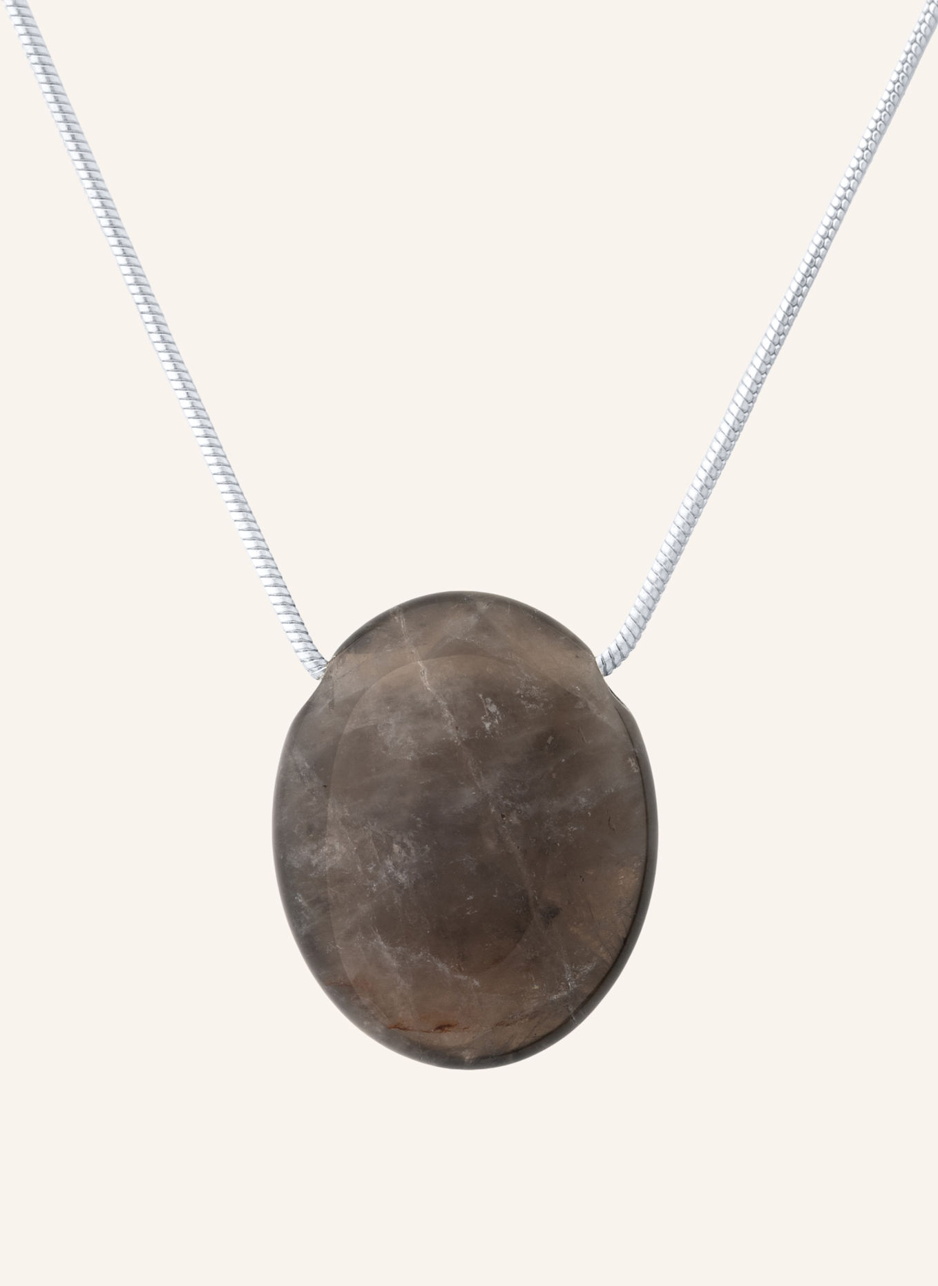 Lié Studio Kette mit Anhänger THE JULIA NECKLACE: DUNKELBRAUN