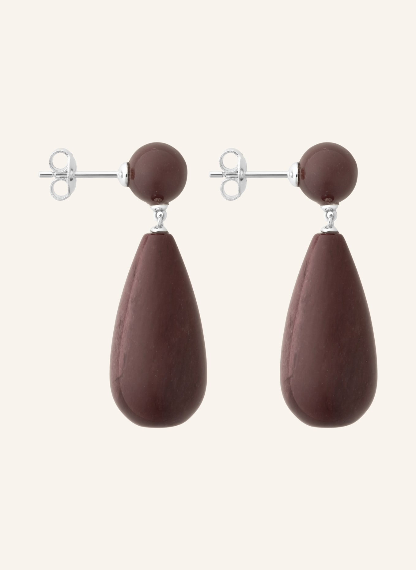 Lié Studio Ohrhänger THE LOLA EARRINGS: DUNKELROT