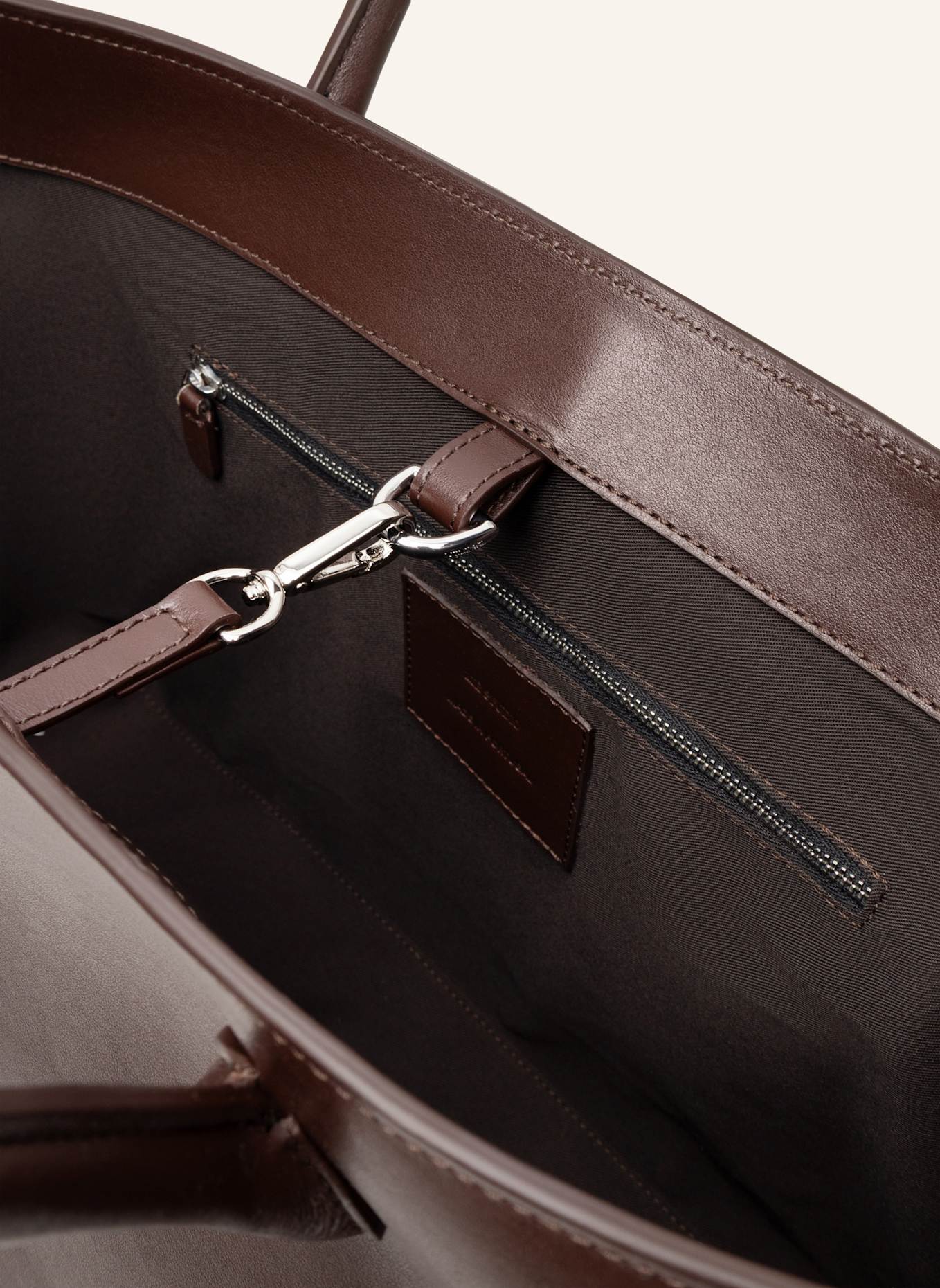Lié Studio Shopper THE GRACE TOTE: DUNKELBRAUN