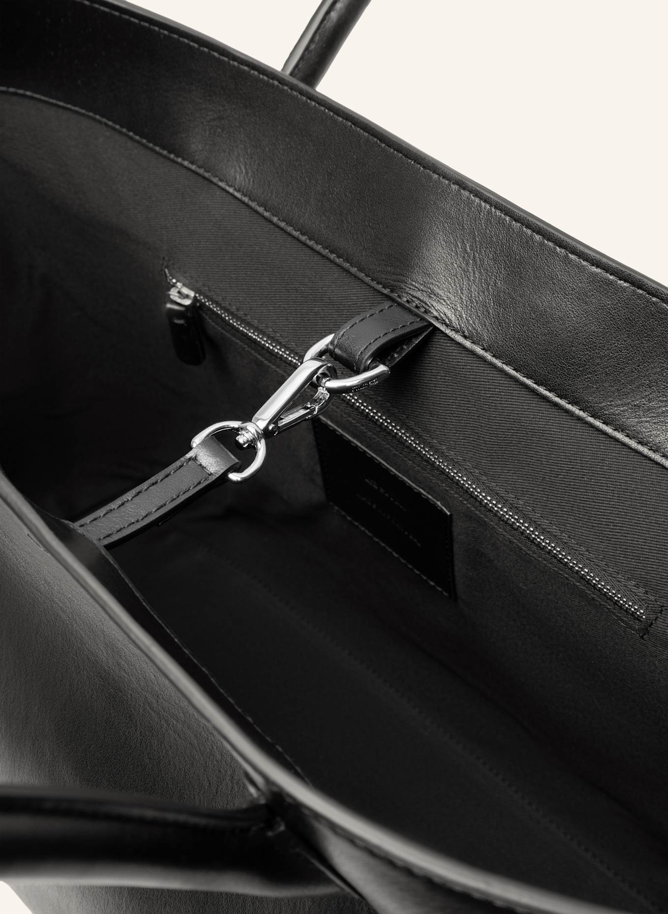 Lié Studio Shopper THE GRACE TOTE: SCHWARZ