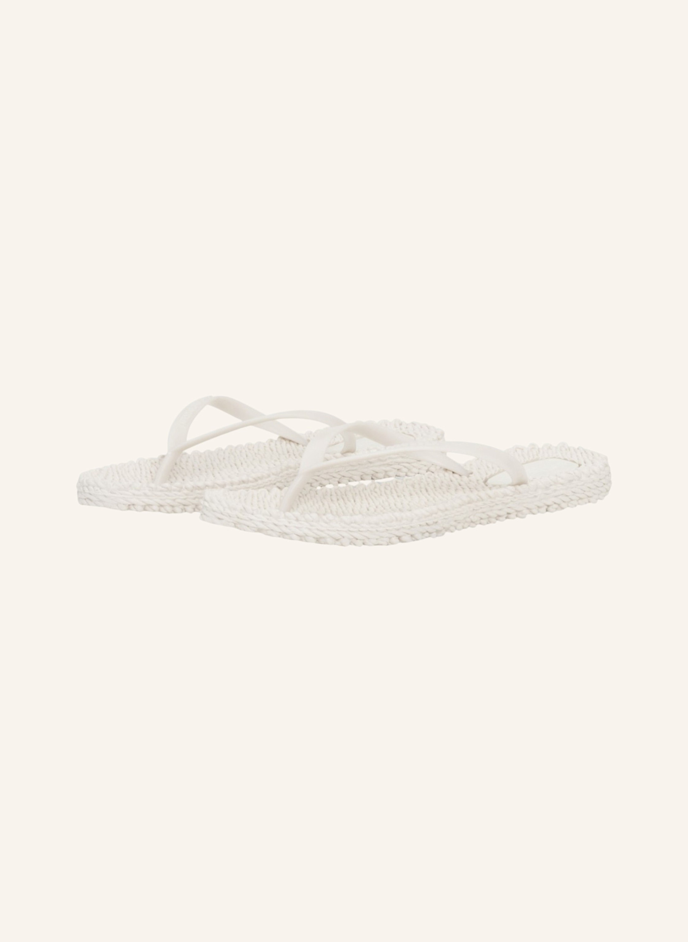 ILSE JACOBSEN Zehentrenner CHEERFUL02: BEIGE/ WEISS