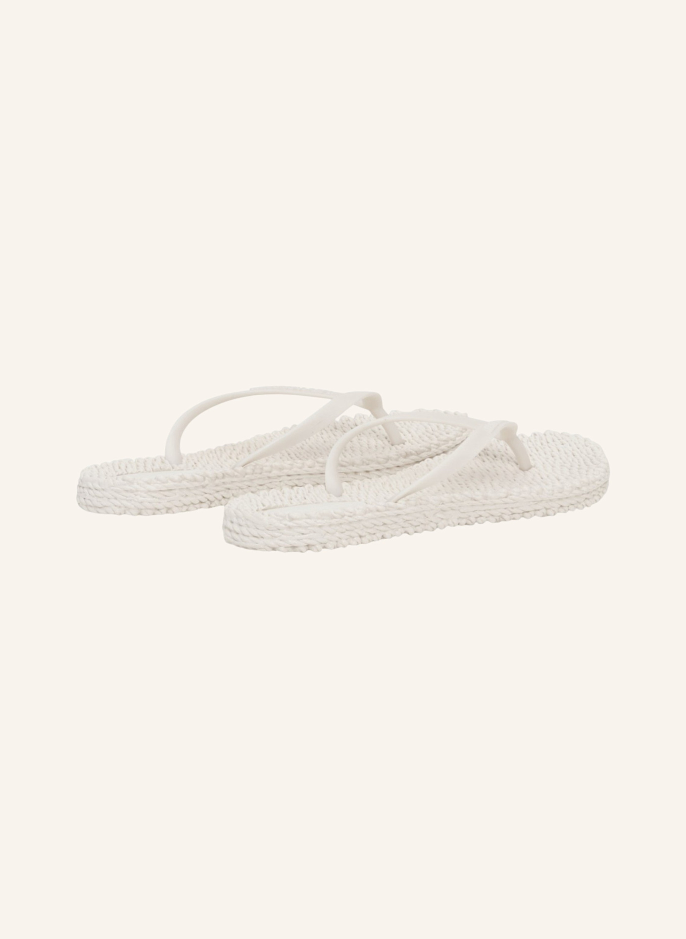 ILSE JACOBSEN Zehentrenner CHEERFUL02: BEIGE/ WEISS
