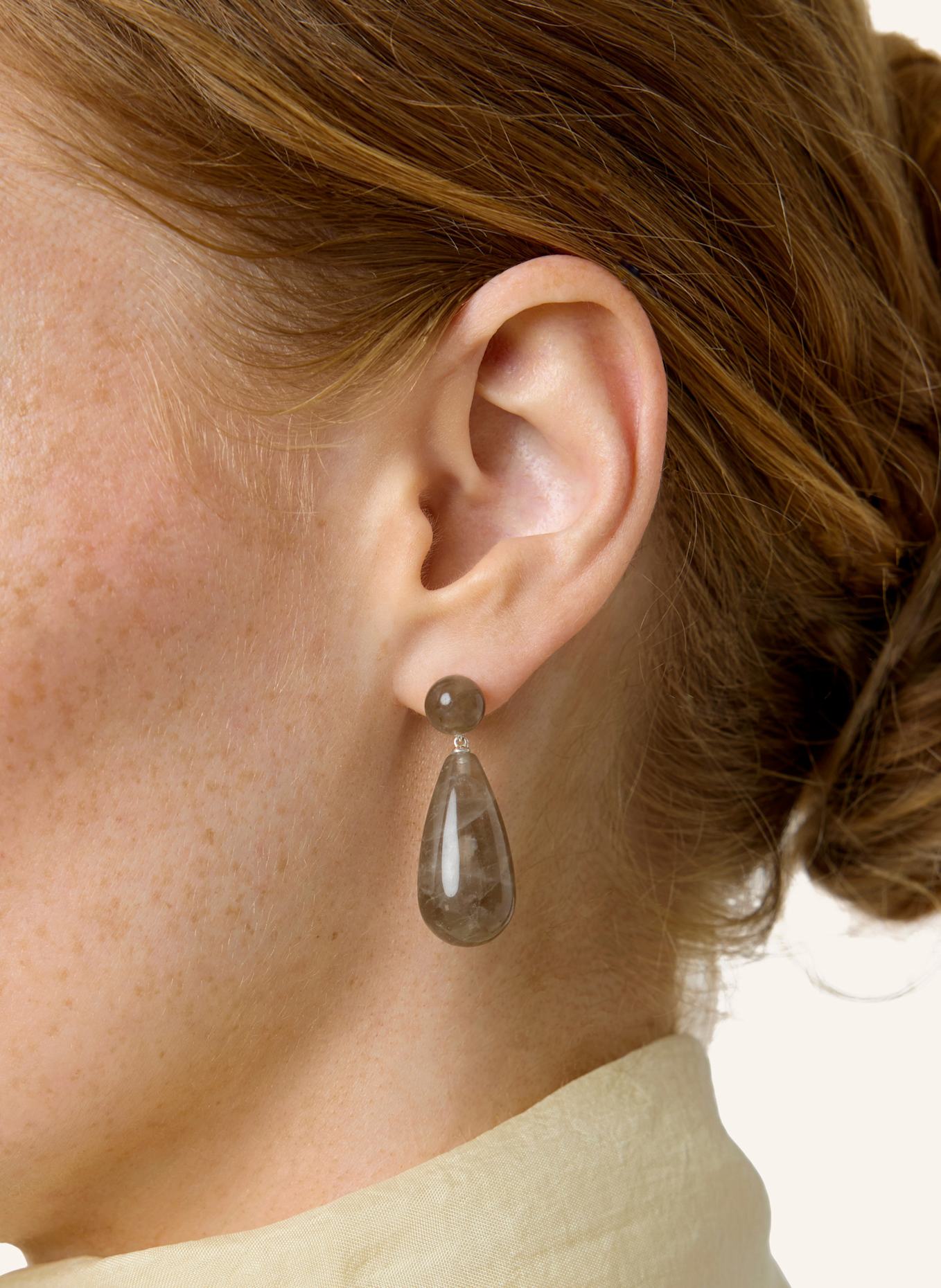 Lié Studio Ohrhänger THE LOLA EARRINGS: DUNKELBRAUN