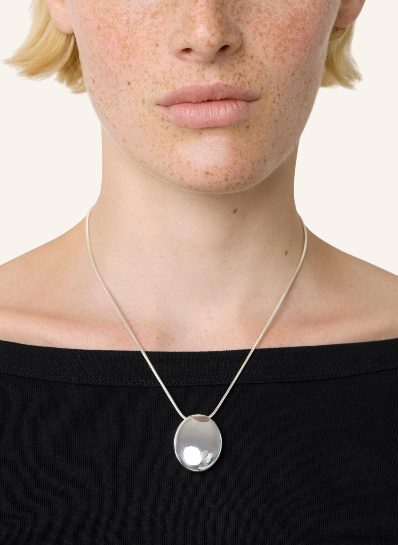 Lié Studio Kette mit Anhänger THE JULIA NECKLACE: SILBER