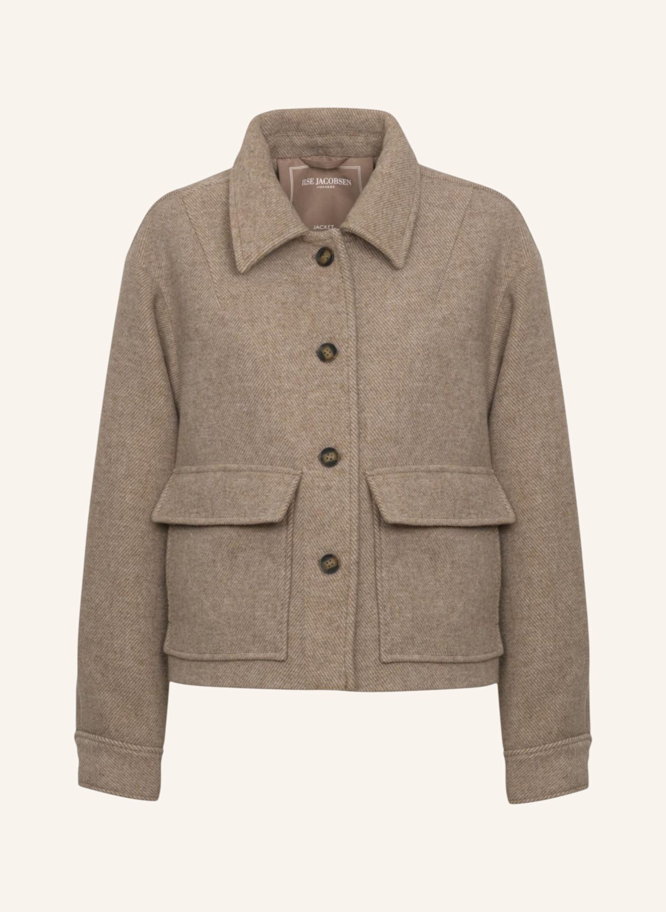ILSE JACOBSEN Übergangsjacke MELTON01: BEIGE