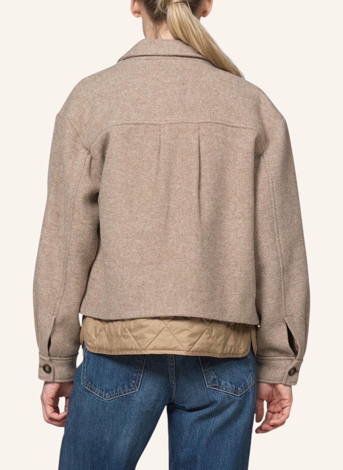 ILSE JACOBSEN Übergangsjacke MELTON01: BEIGE